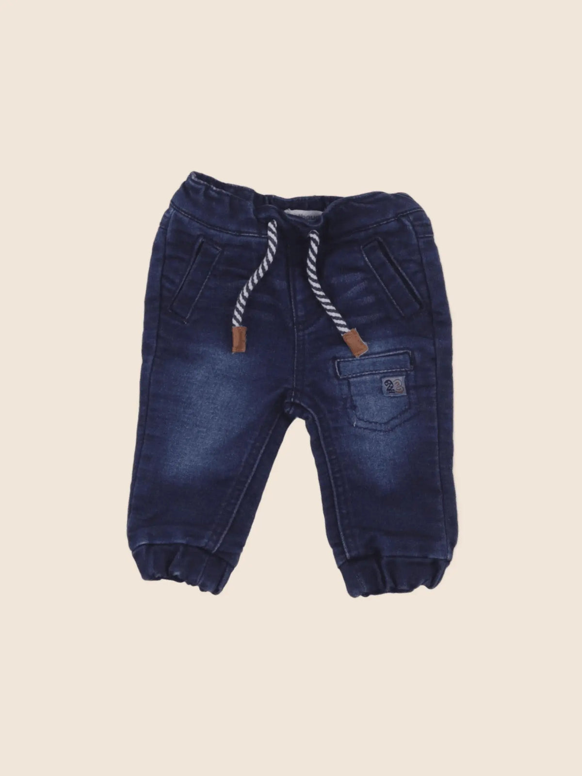 Vertbaudet - jean bleu - 3 mois