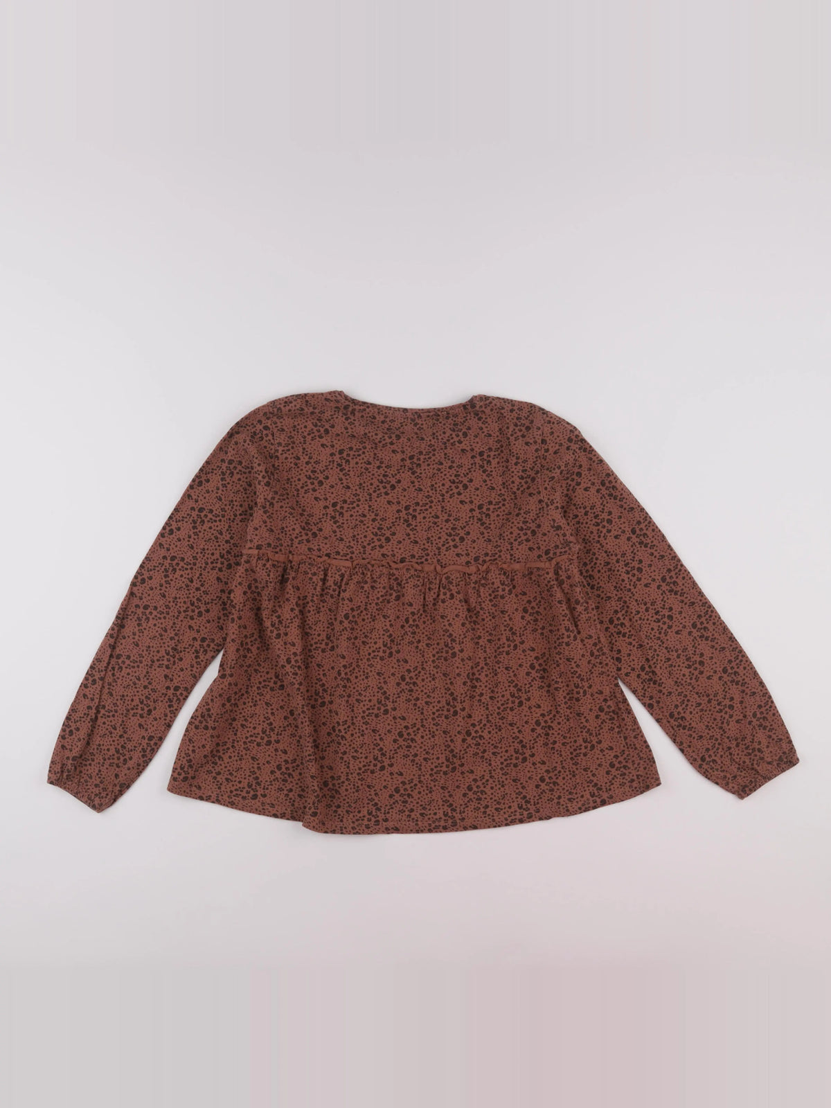 Vertbaudet - tee-shirt marron - 14 ans