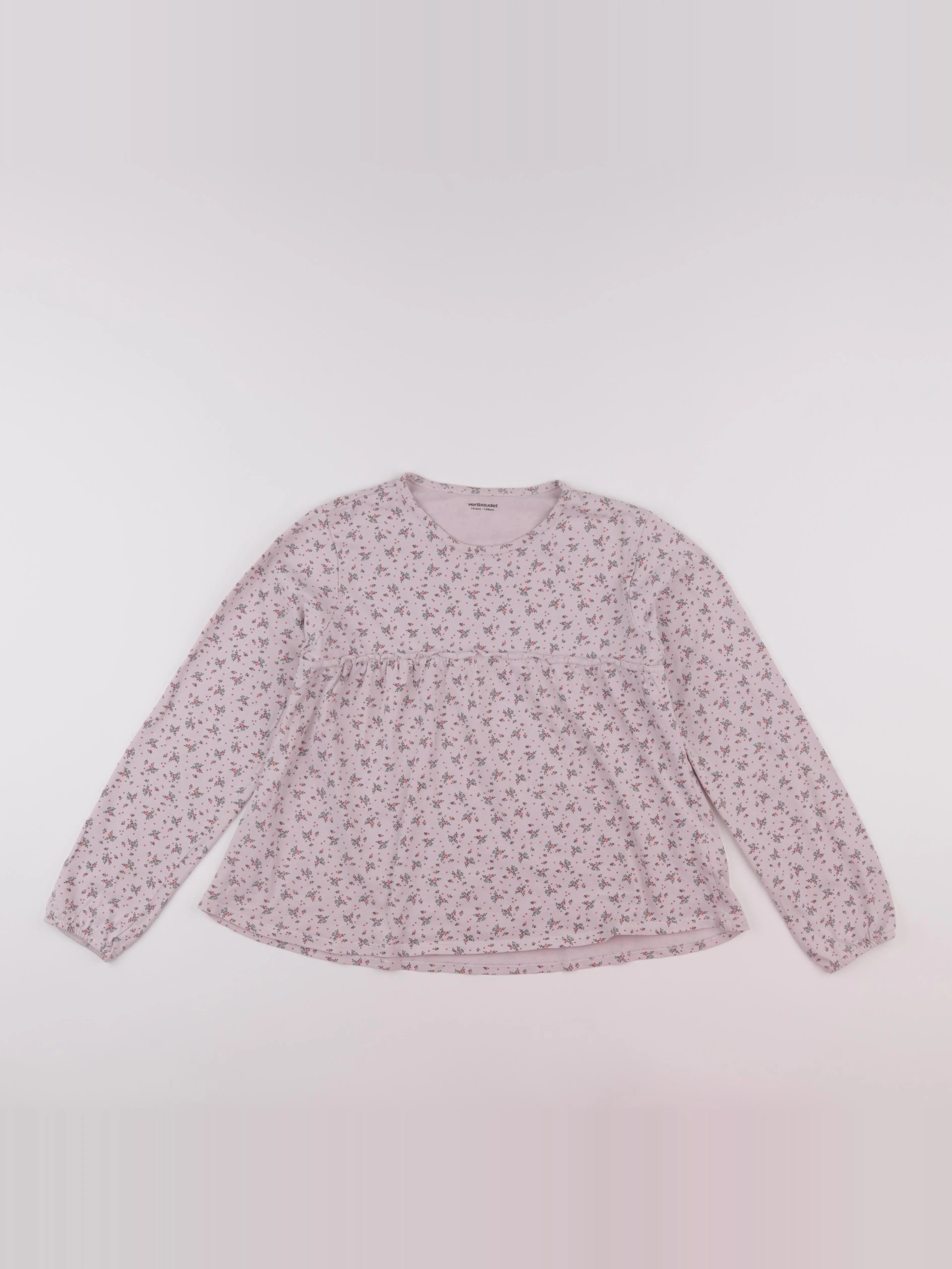 Vertbaudet - tee-shirt rose - 14 ans