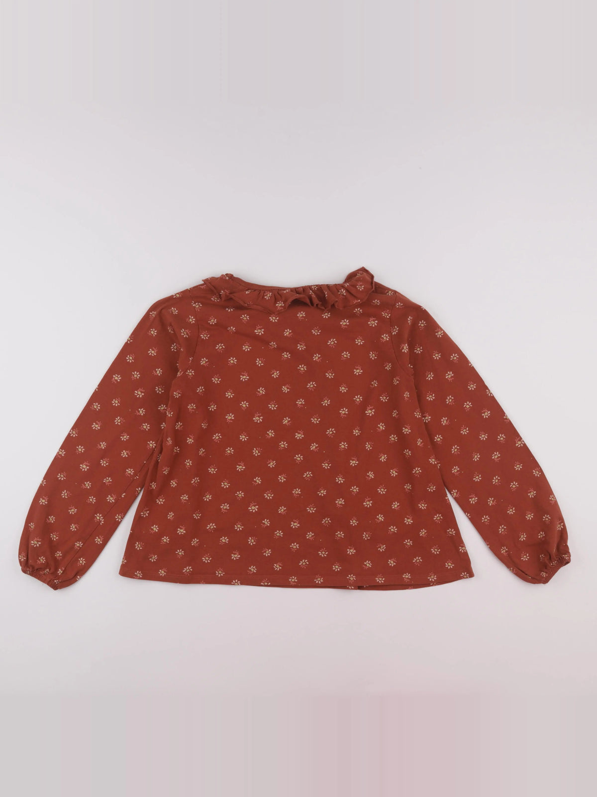 Vertbaudet - tee-shirt marron - 14 ans