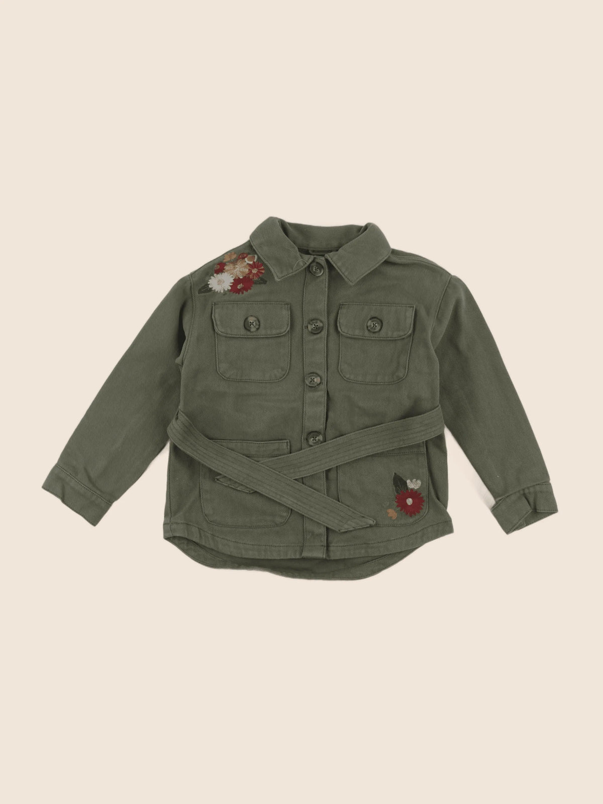 Vertbaudet - veste vert - 6 ans