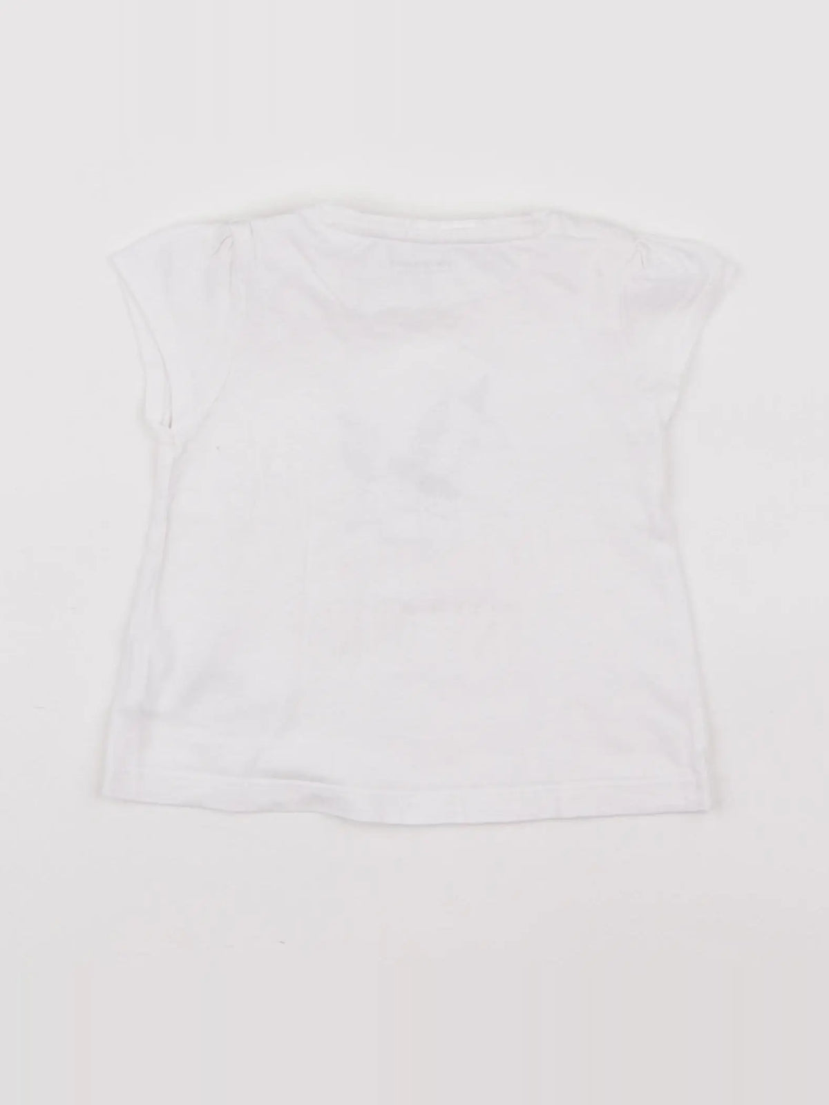Vertbaudet - tee-shirt blanc - 9 mois
