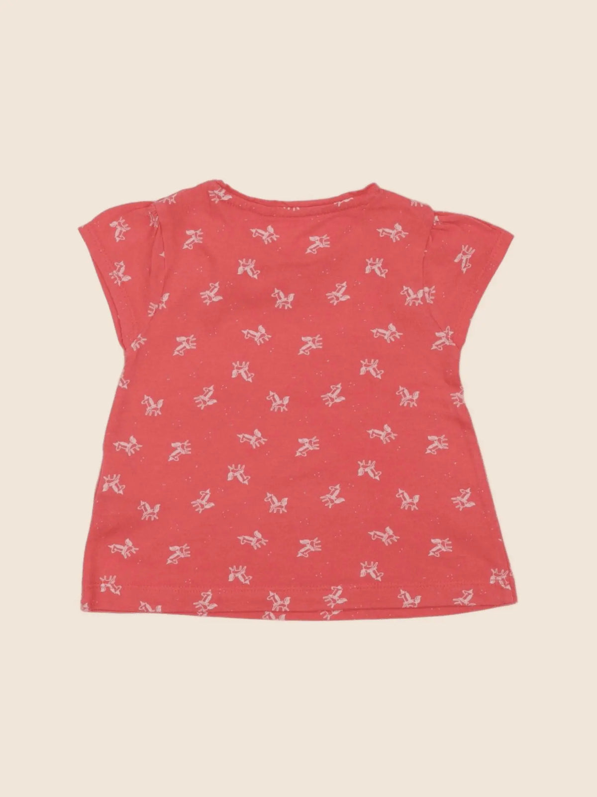 Vertbaudet - tee-shirt rose - 9 mois