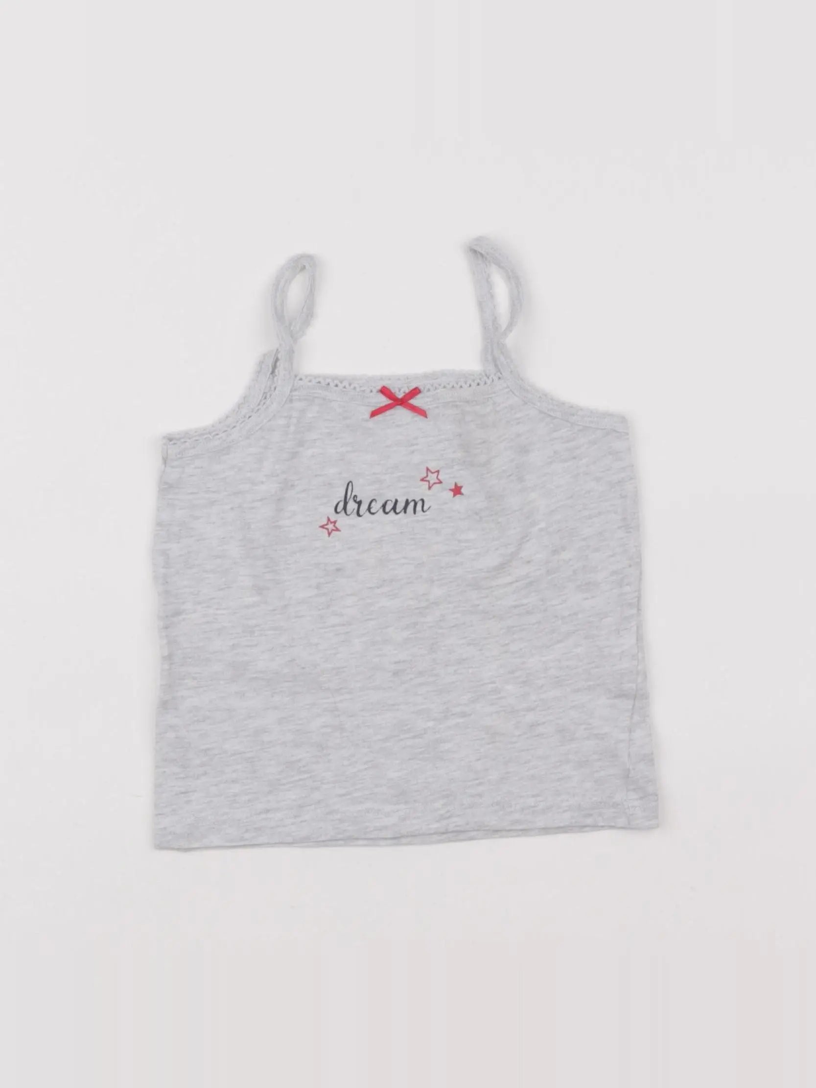 Vertbaudet - maillot de corps gris - 2 ans