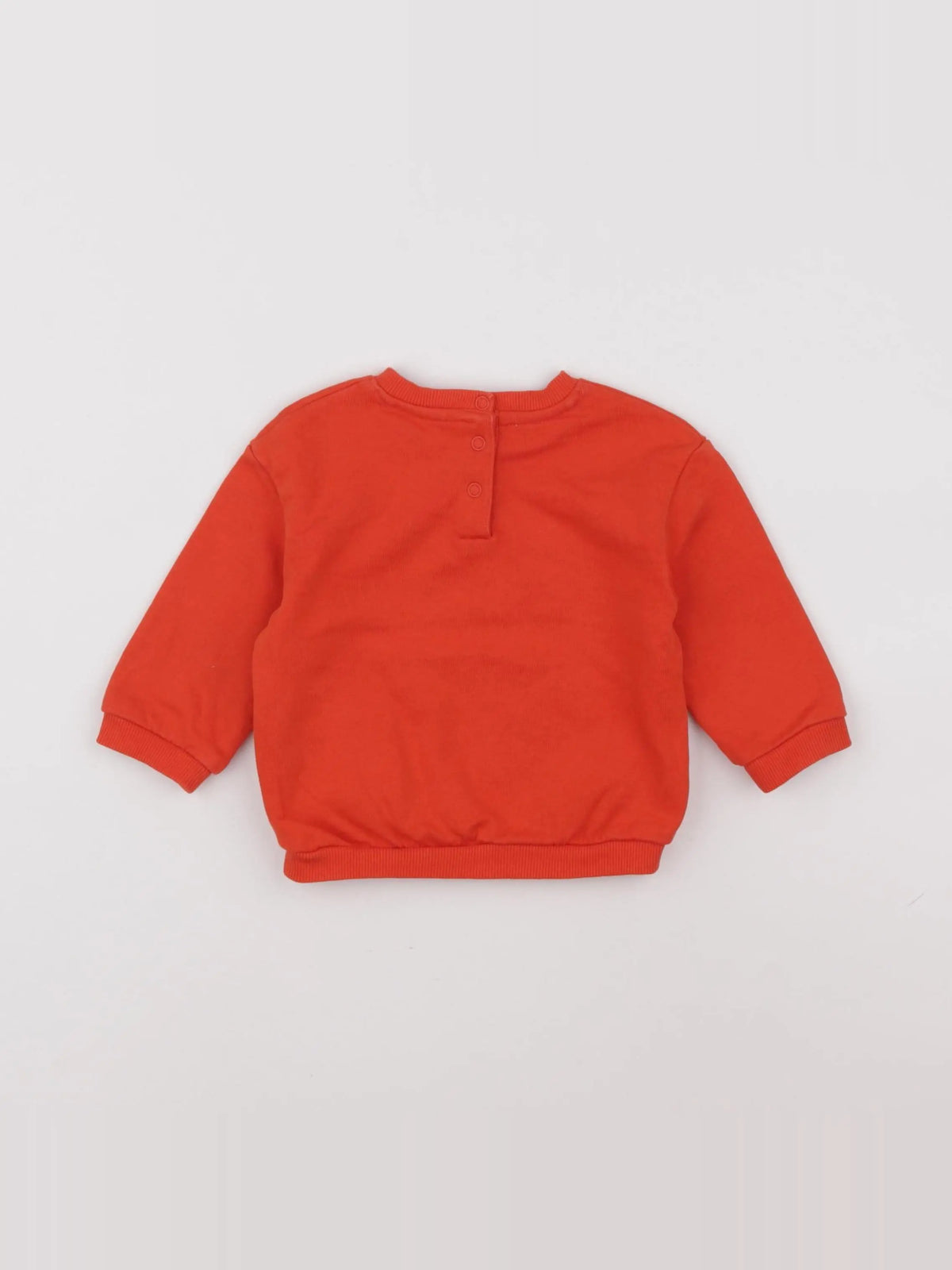 Tape à l'oeil - sweat rouge, or - 12 mois