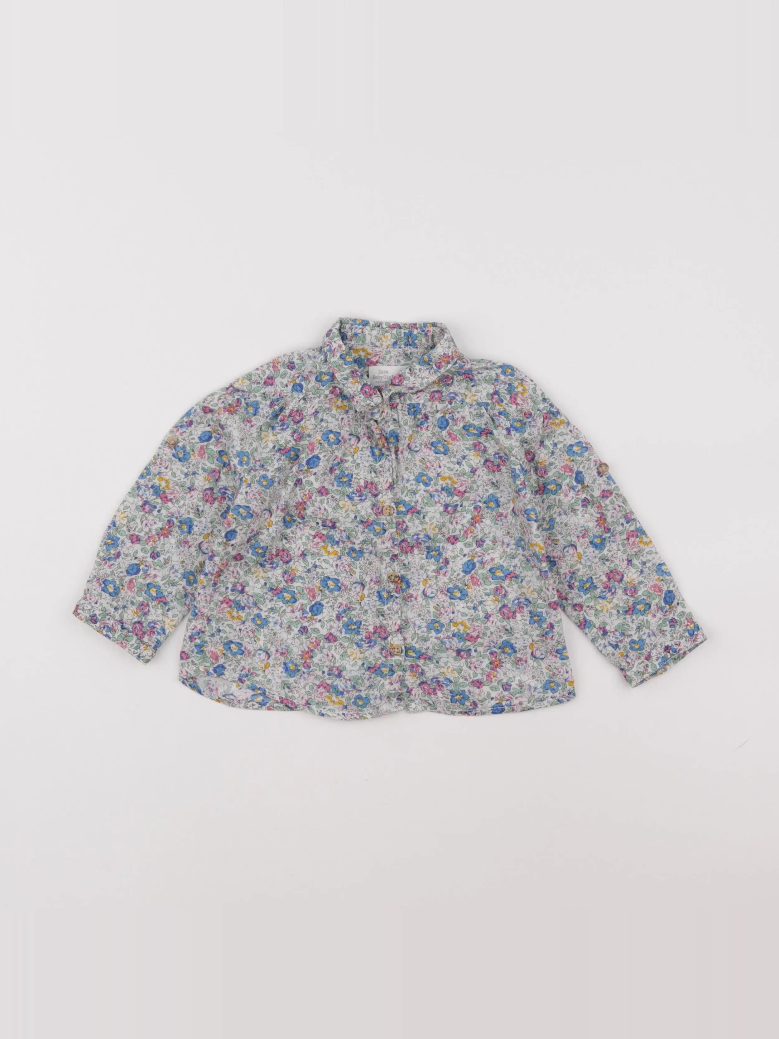 Zara - blouse multicolore - 6/9 mois