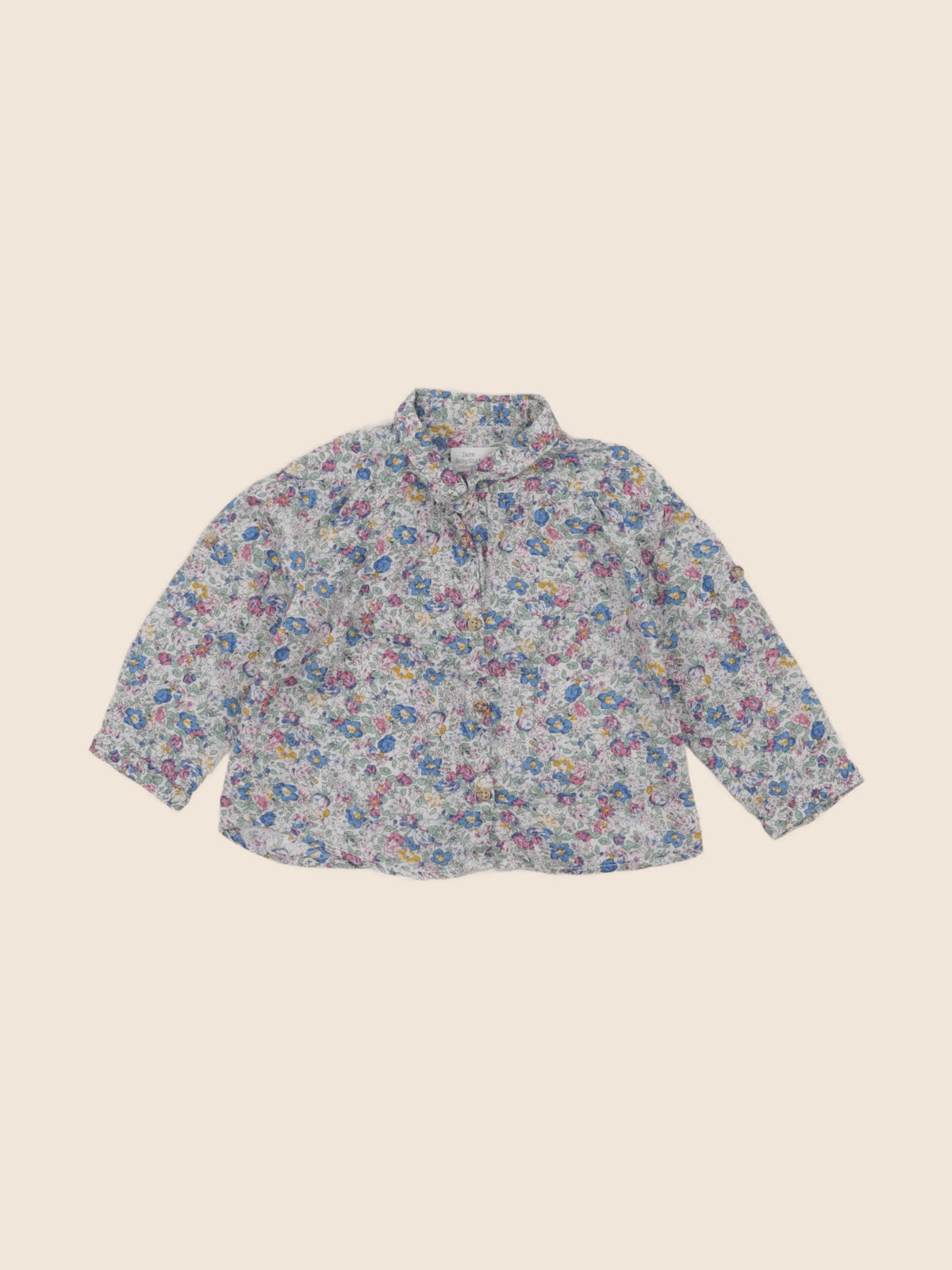 Zara - blouse multicolore - 6/9 mois