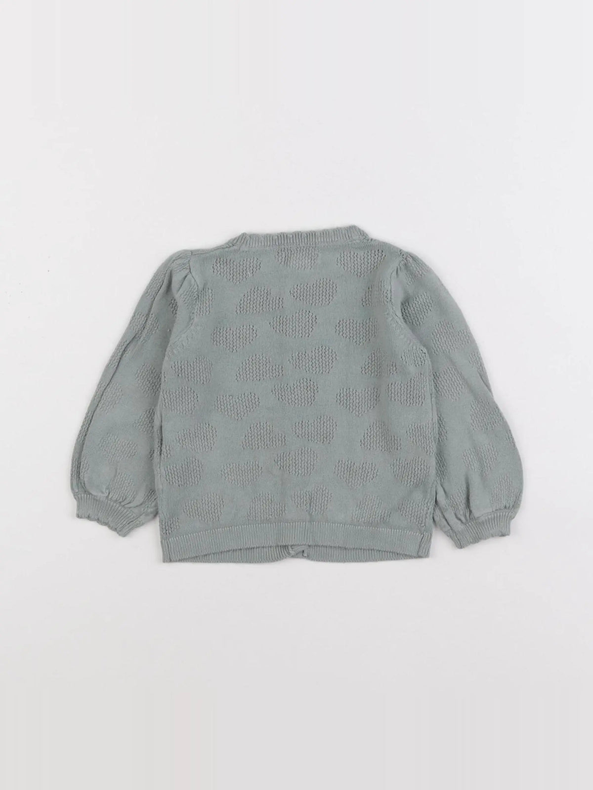 Vertbaudet - gilet vert - 6 mois