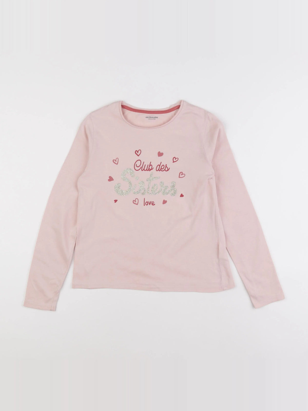 Vertbaudet - tee-shirt rose - 10 ans