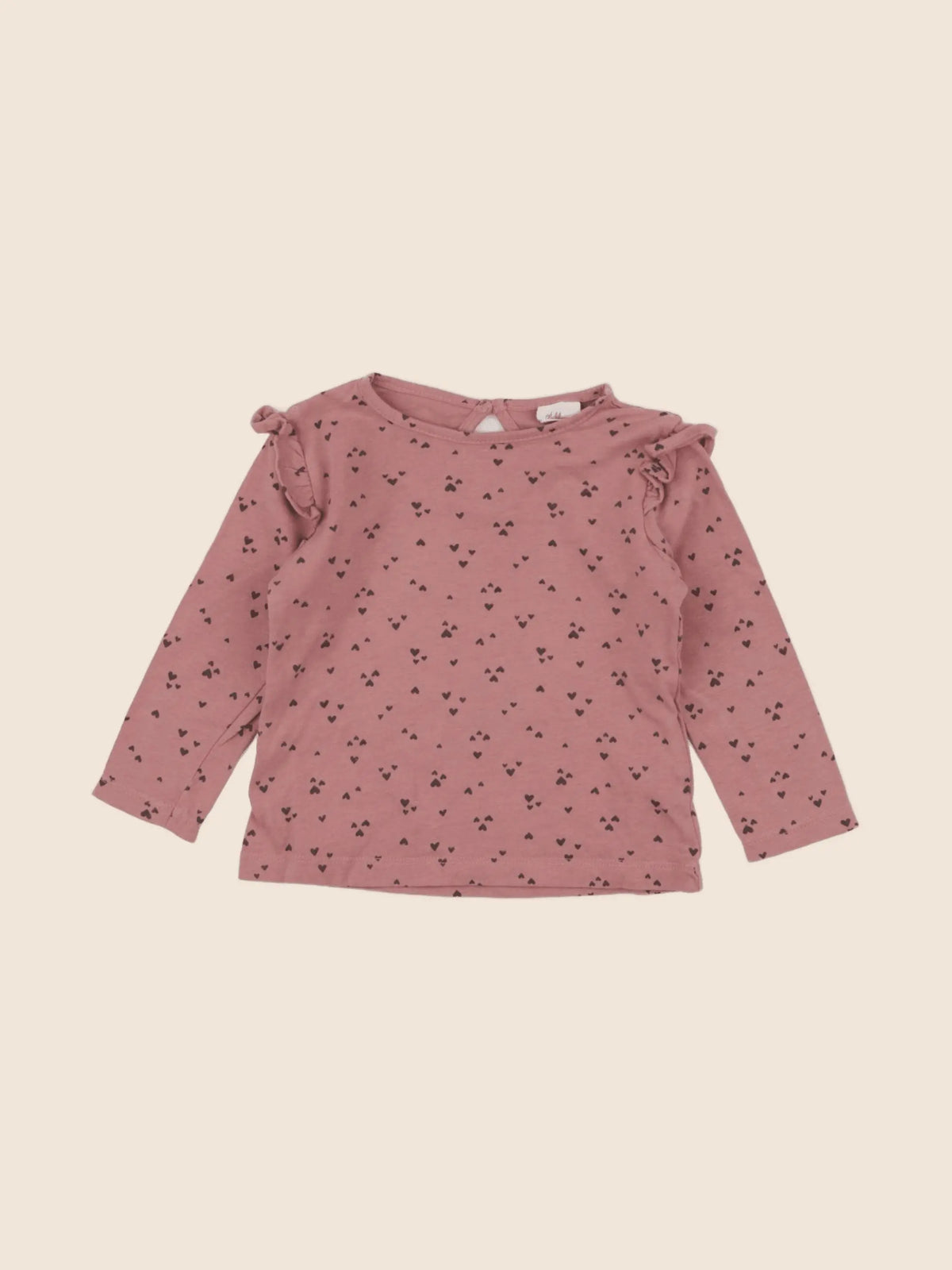 H&M - tee-shirt rose - 3/6 mois