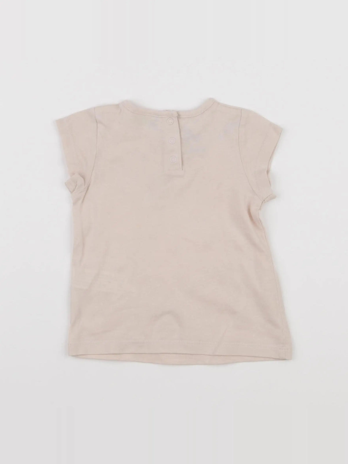Tape à l'oeil - tee-shirt rose, or - 9 mois