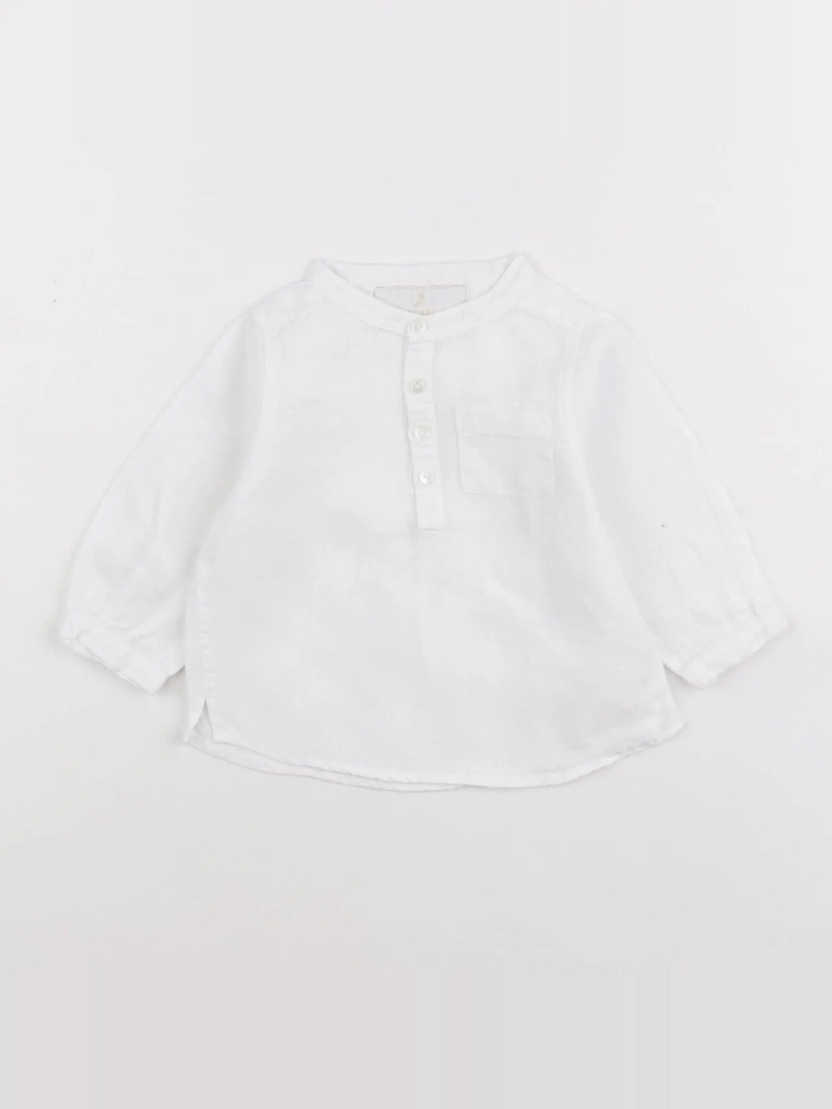 Jacadi - chemise blanc - 6 mois
