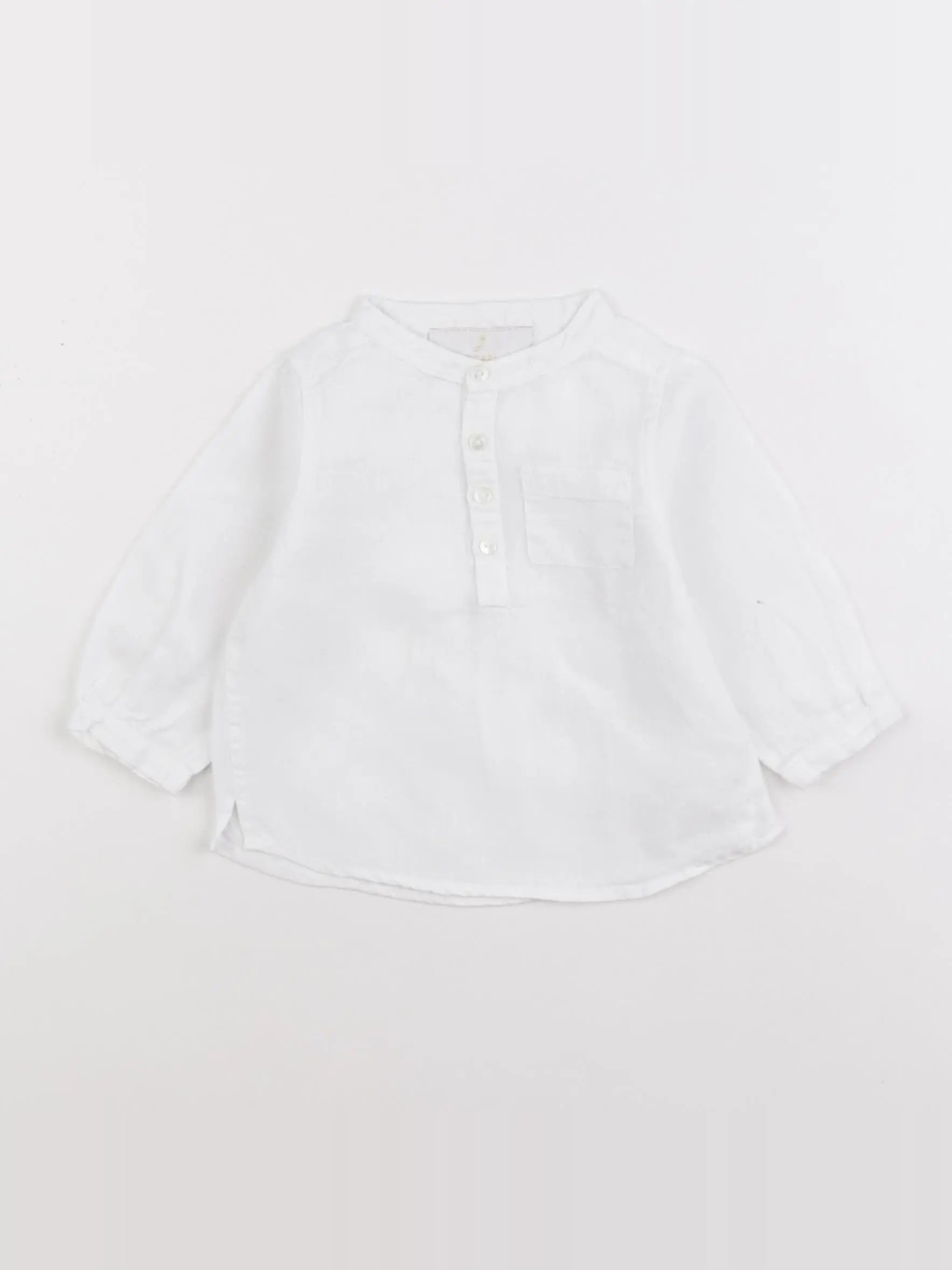 Jacadi - chemise blanc - 6 mois