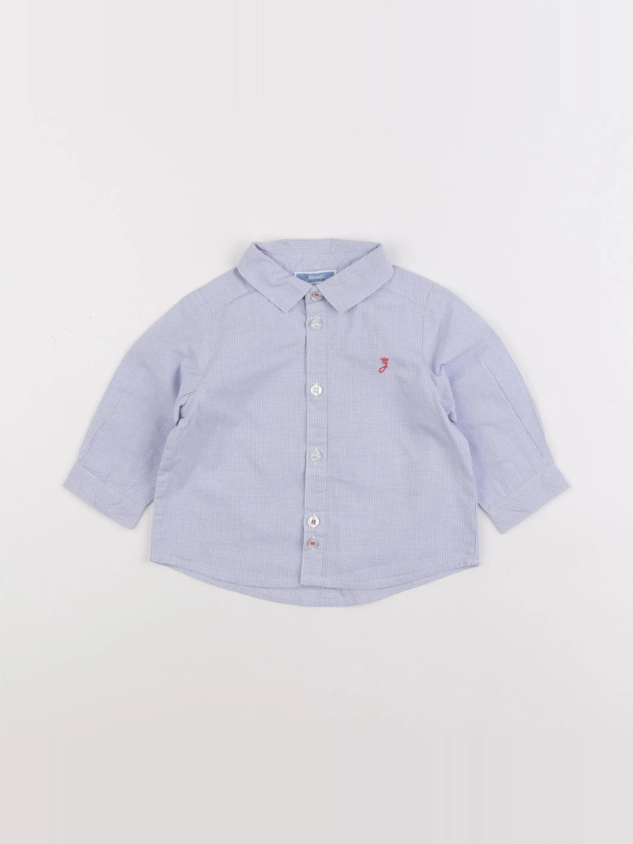 Jacadi - chemise bleu - 6 mois