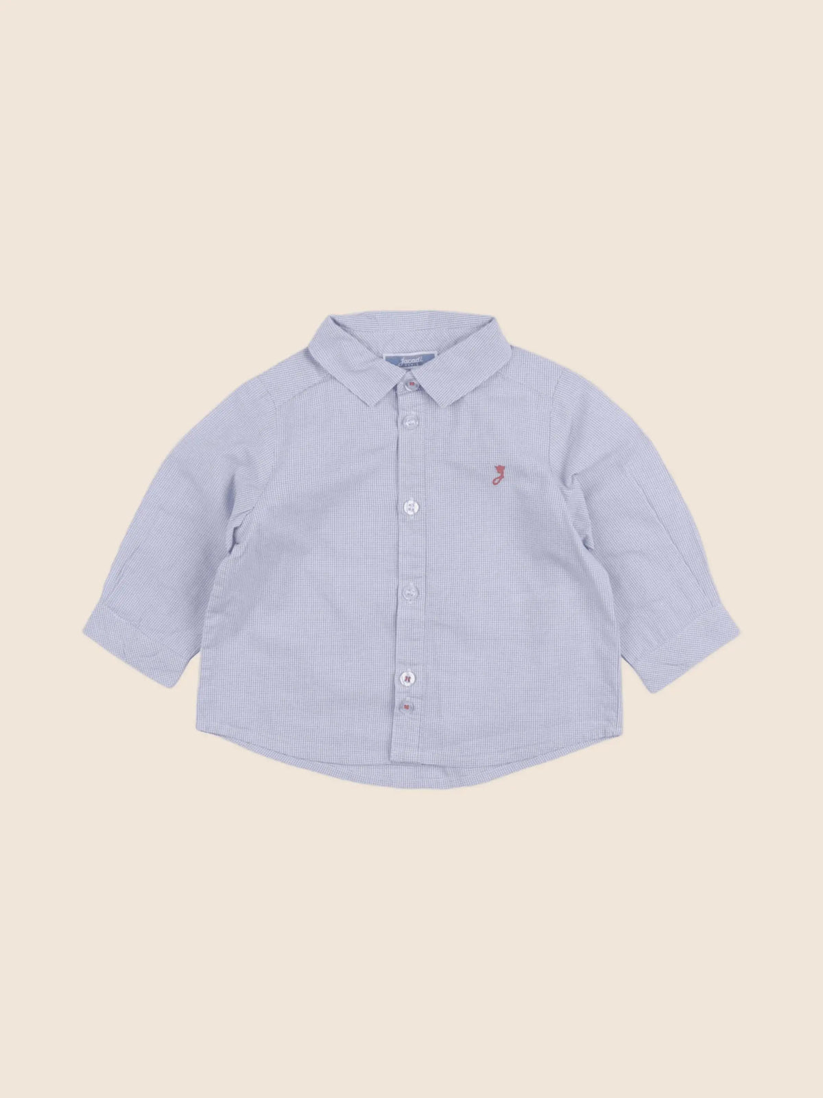Jacadi - chemise bleu - 6 mois