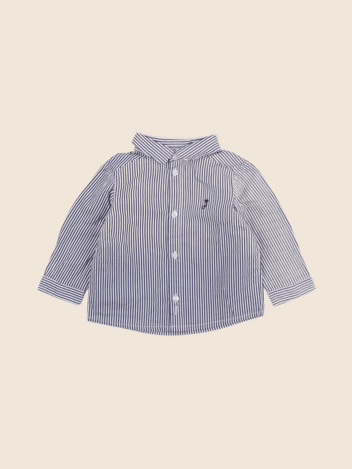 Jacadi - chemise bleu - 6 mois