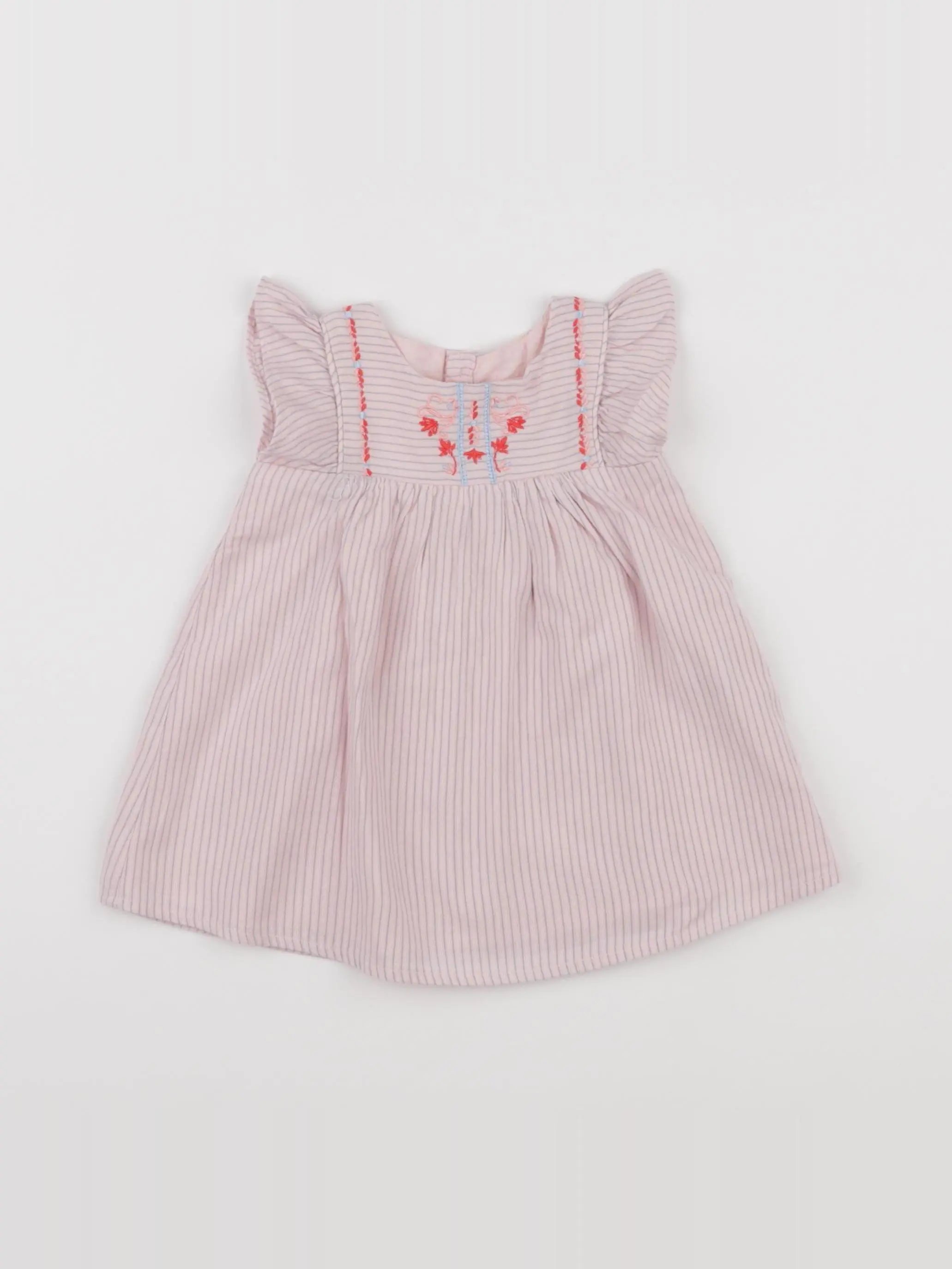Carrément Beau - robe rose - 3 mois