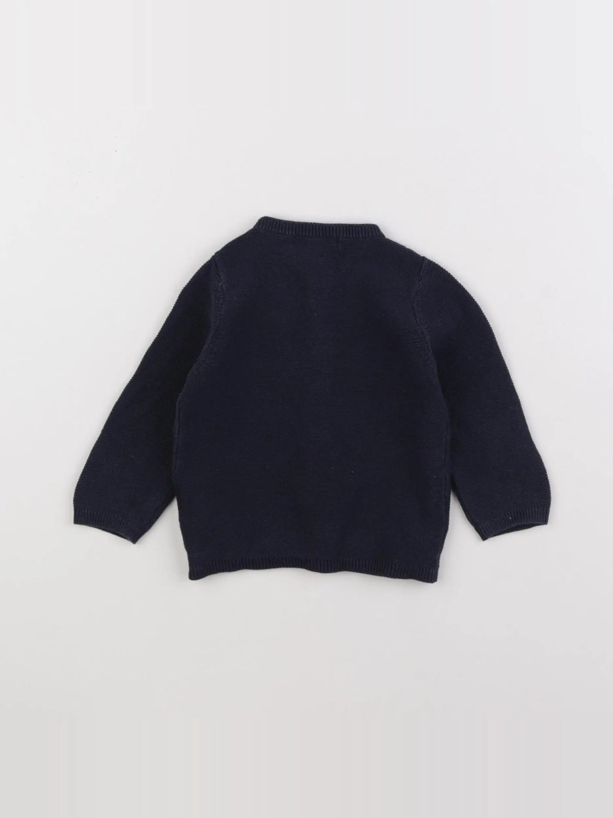Vertbaudet - gilet bleu - 6 mois