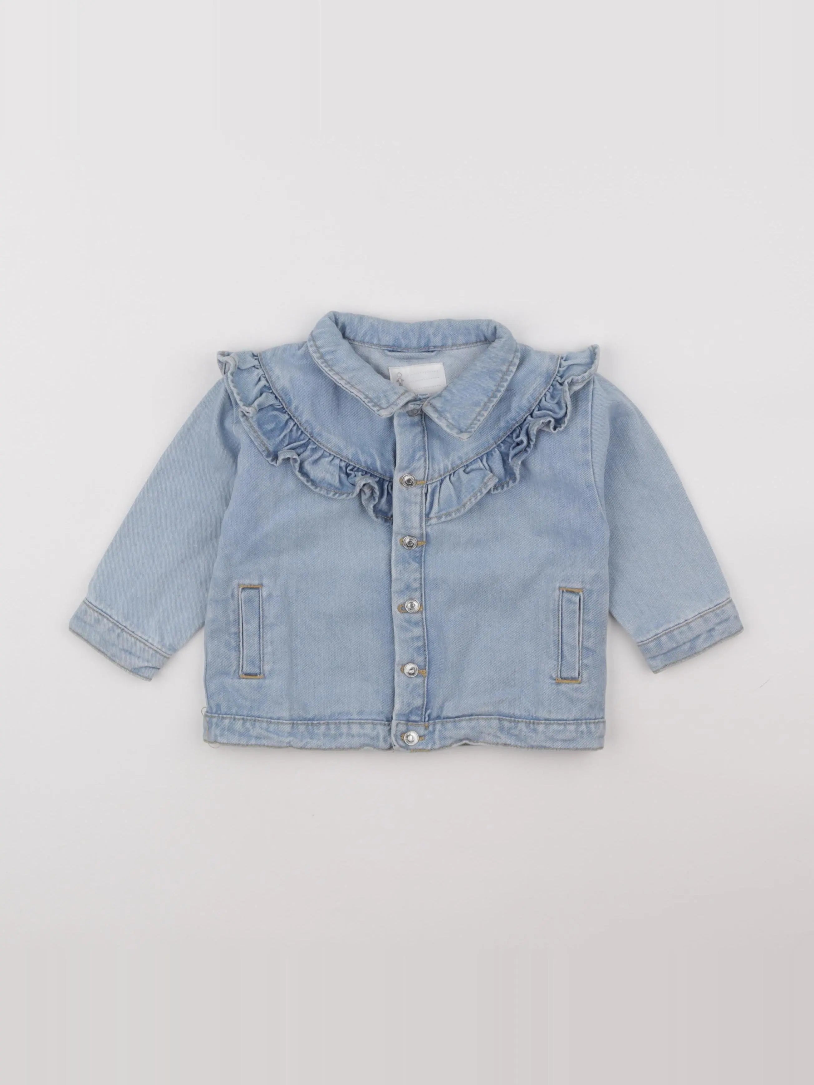 Vertbaudet - veste bleu - 18 mois