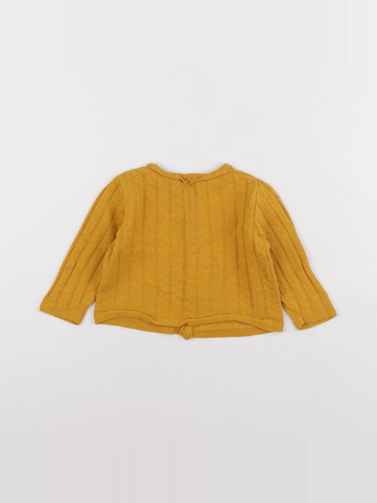 Boutchou - gilet jaune - 6 mois