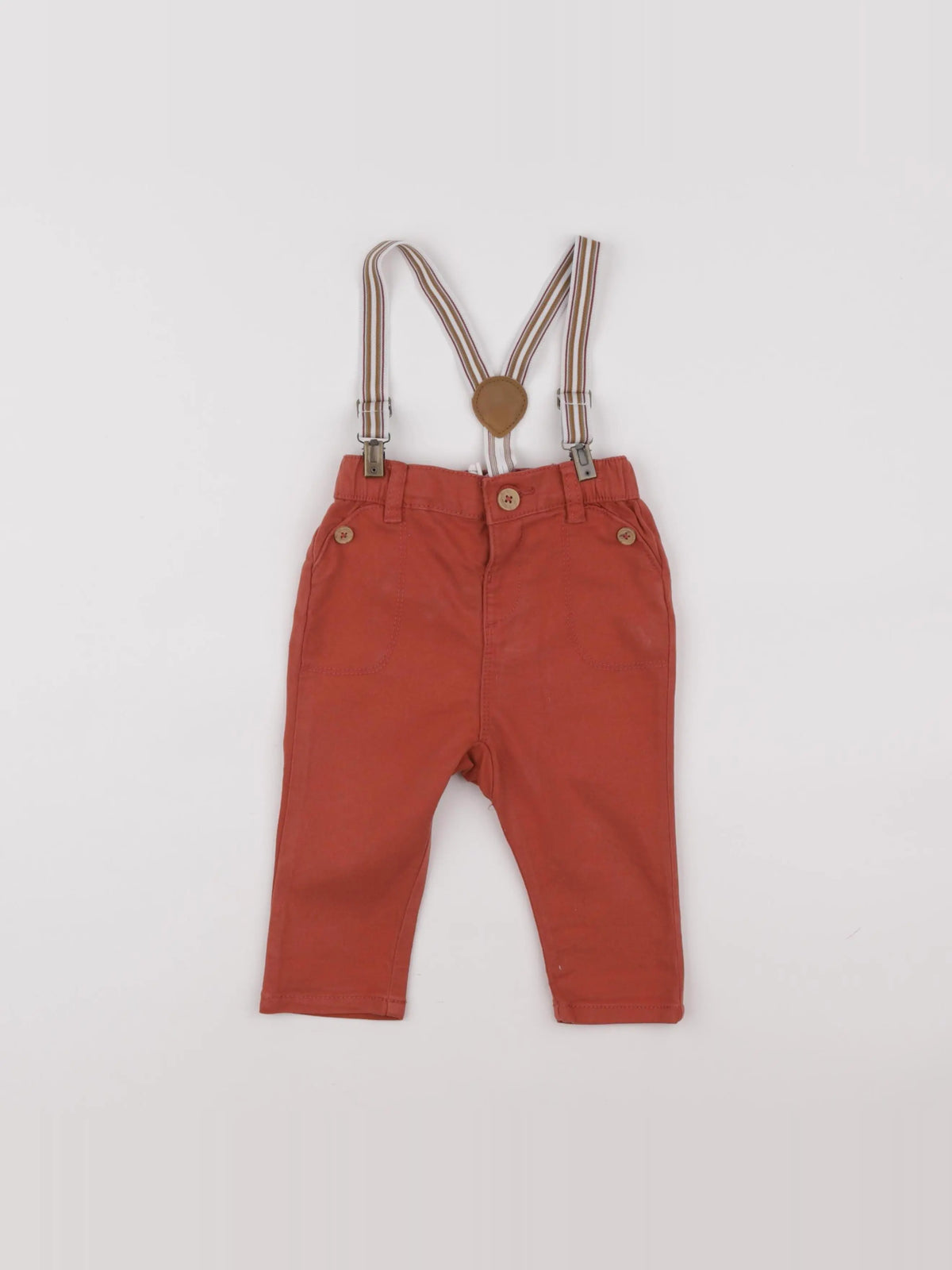 Tape à l'oeil - pantalon rouge - 6 mois