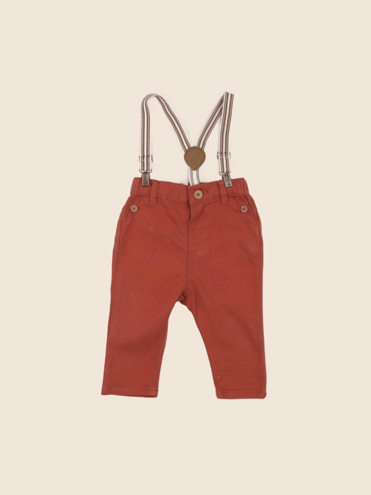Tape à l'oeil - pantalon rouge - 6 mois