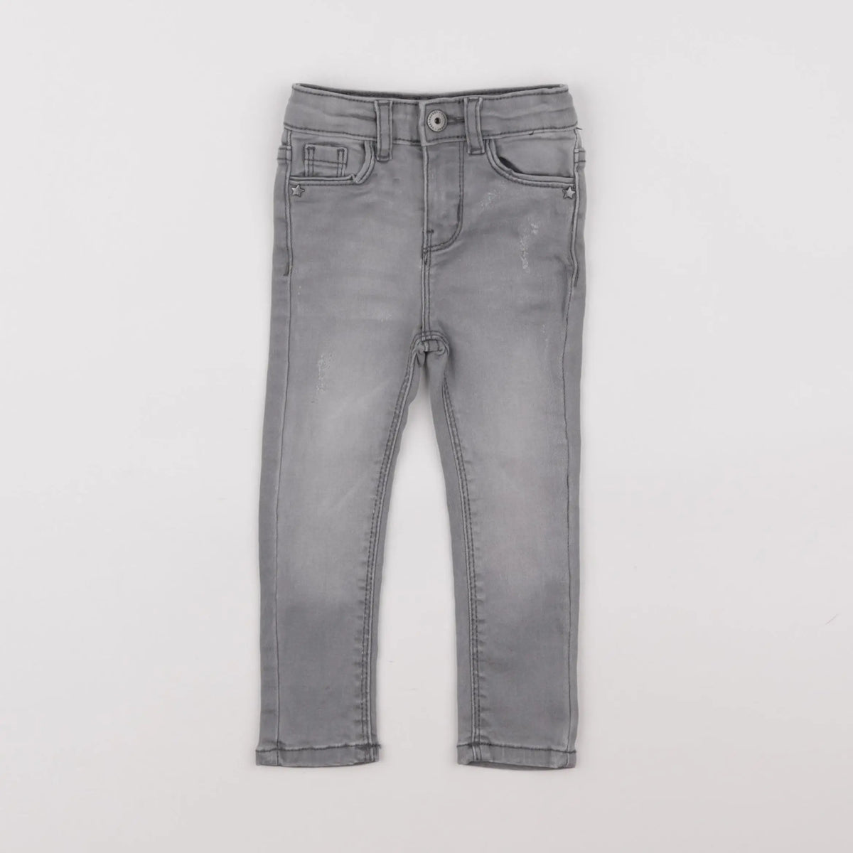 Vertbaudet - jean gris - 2 ans