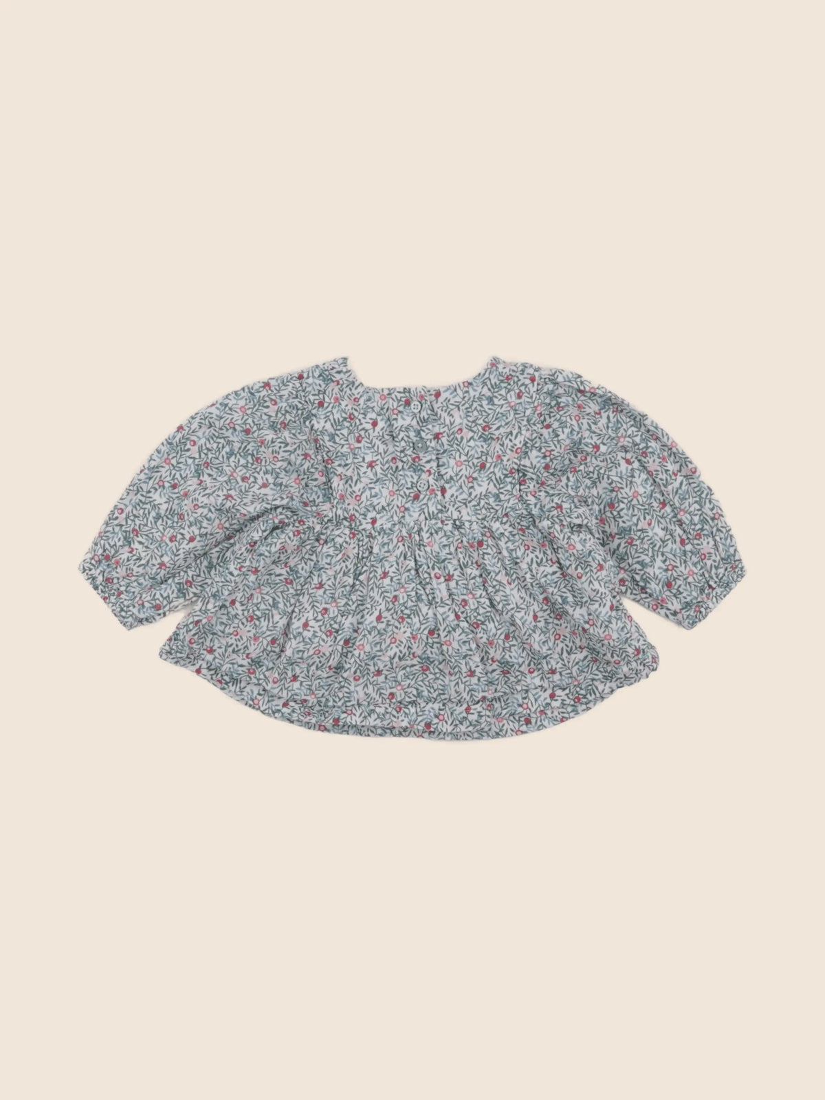 Vertbaudet - blouse vert - 6 mois