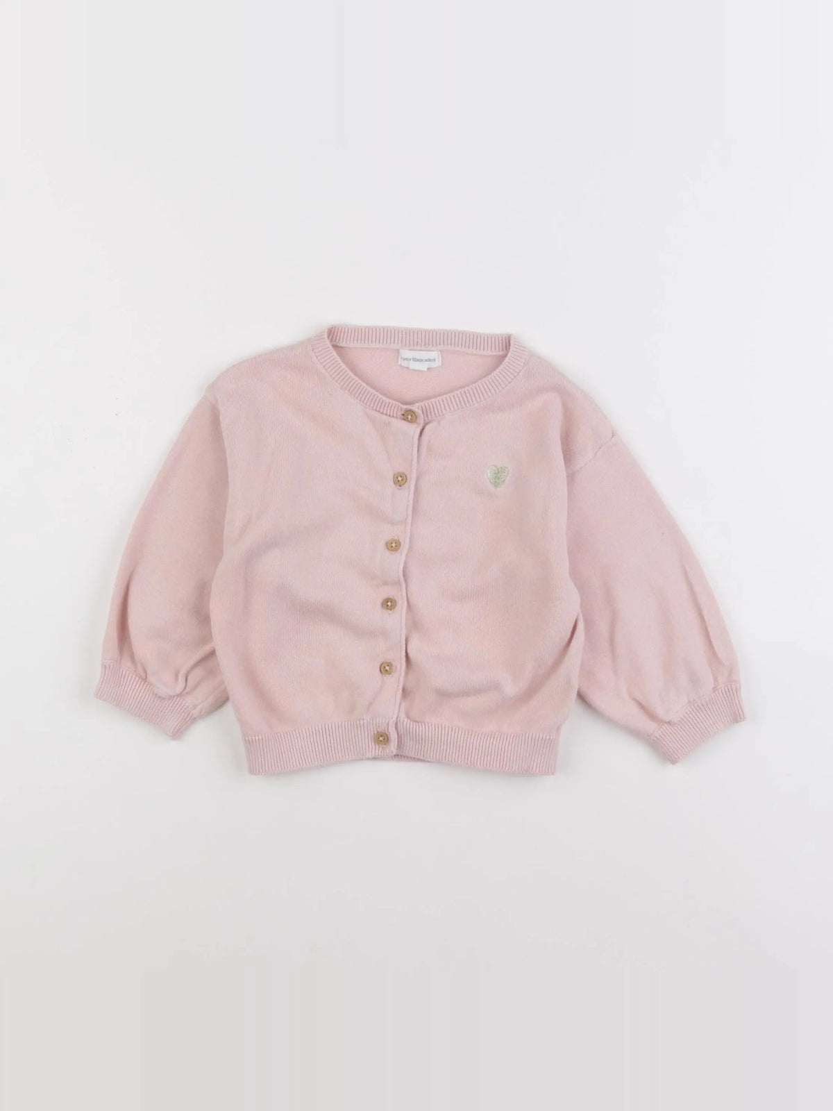 Vertbaudet - gilet rose - 24 mois