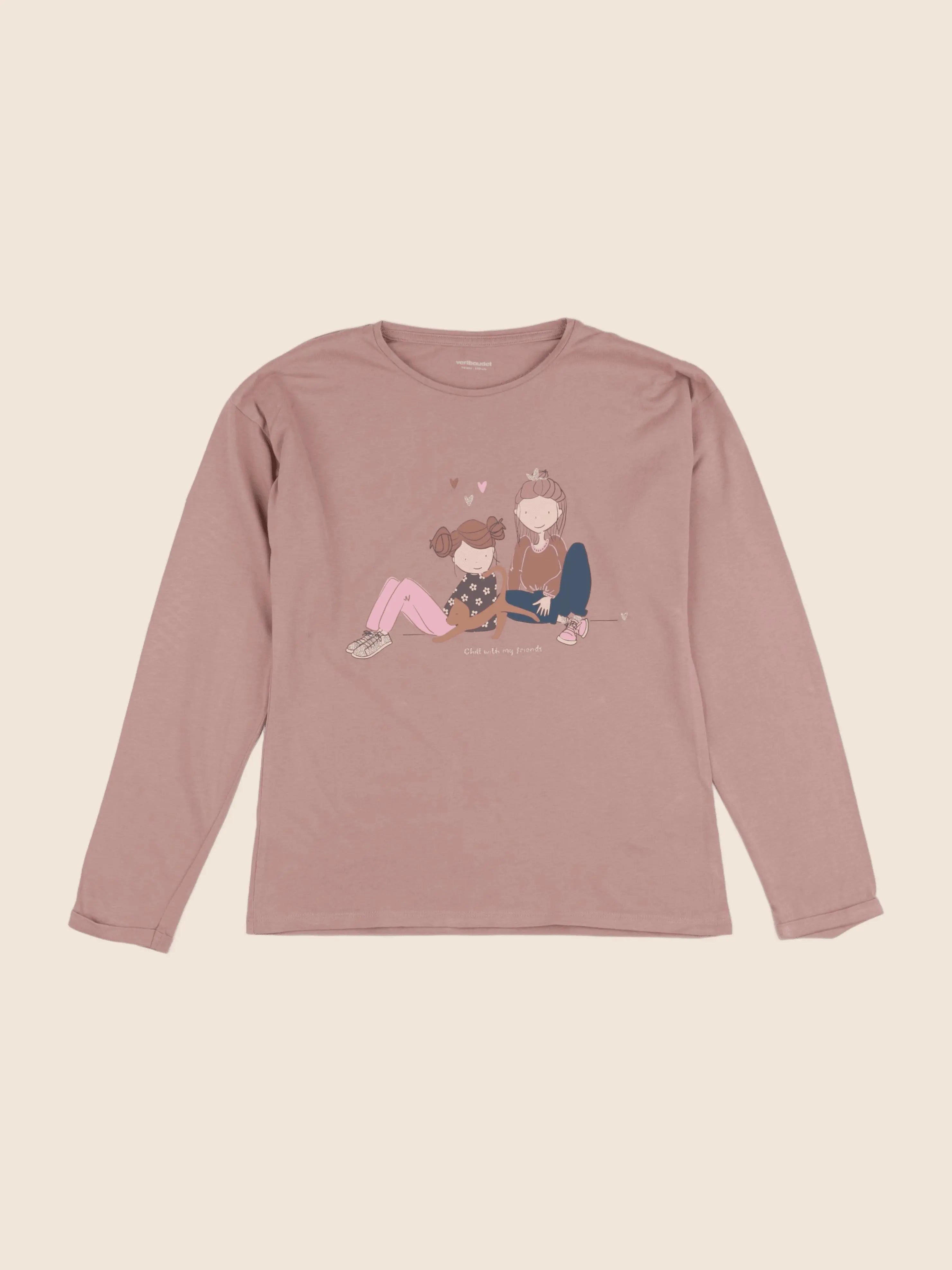 Vertbaudet - tee-shirt rose - 10 ans