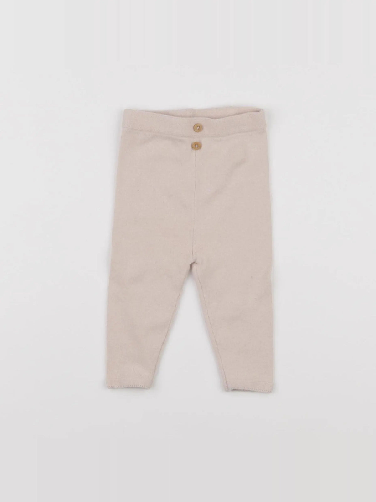 Vertbaudet - legging beige - 6 mois