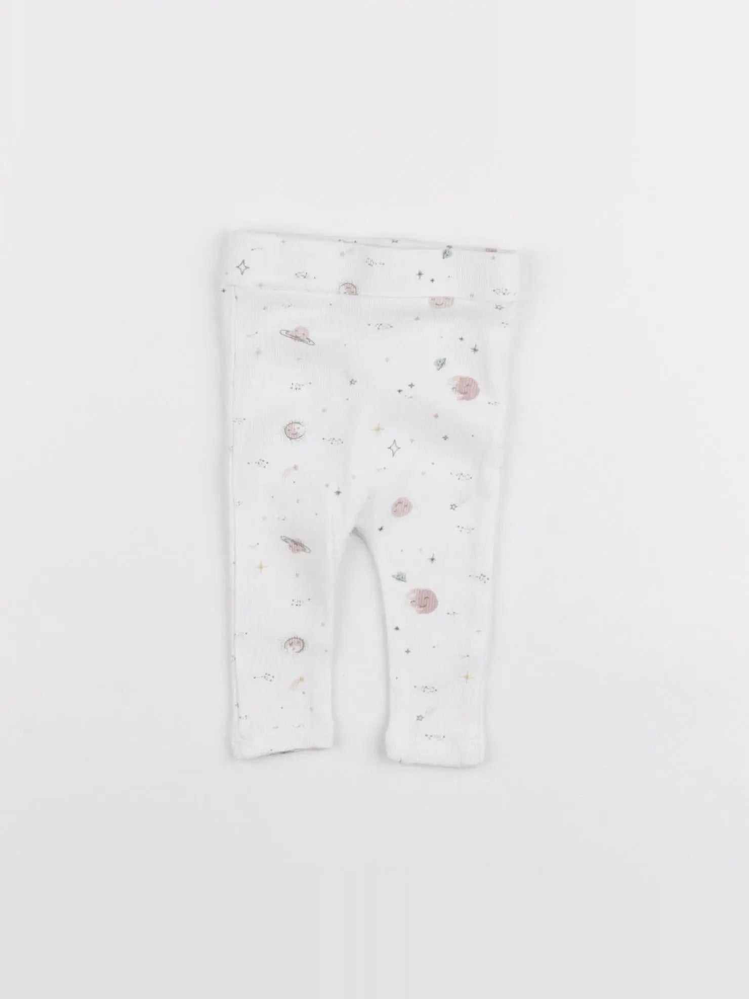 Vertbaudet - legging blanc - 1 mois