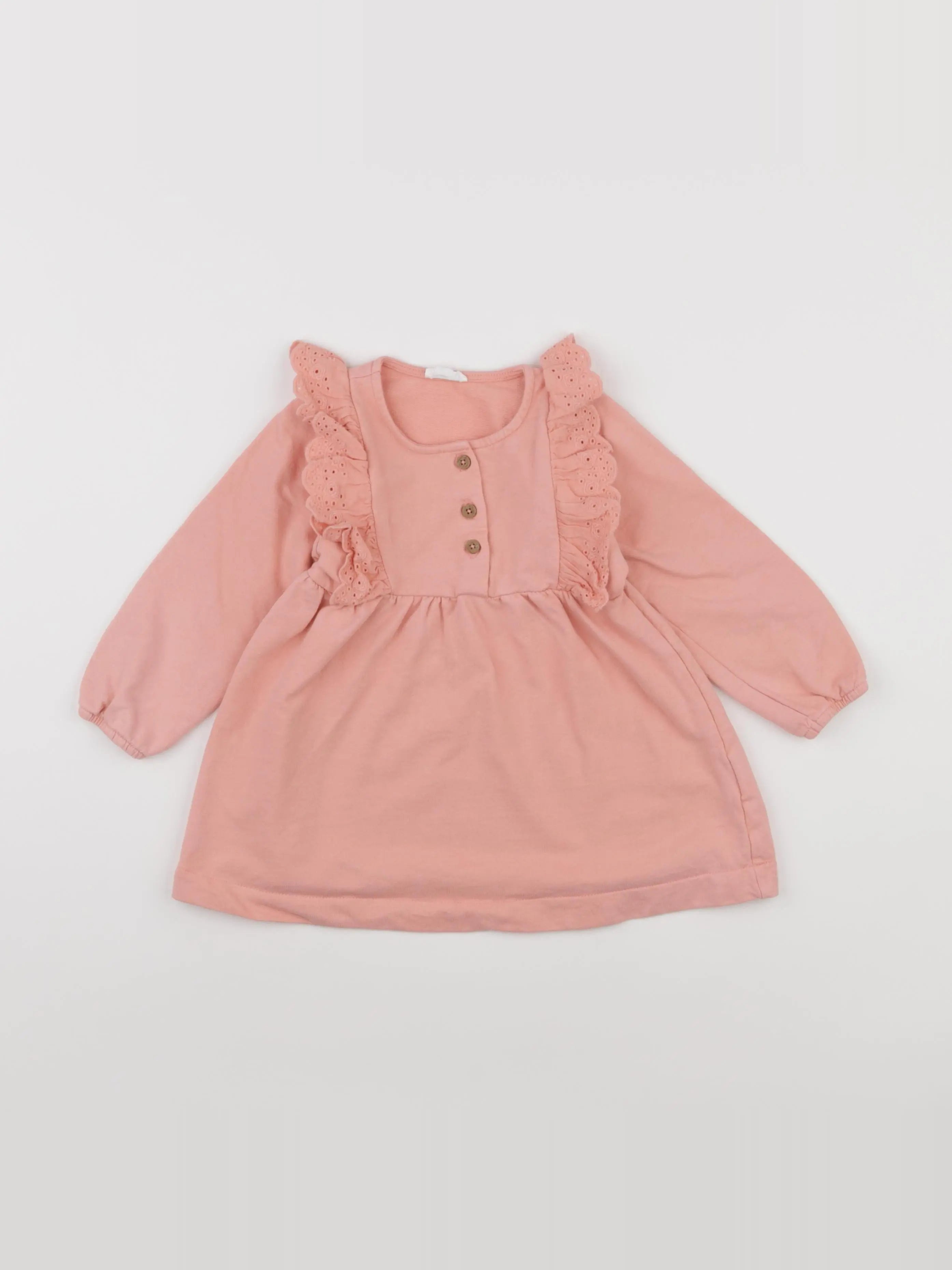 Vertbaudet - robe rose - 24 mois