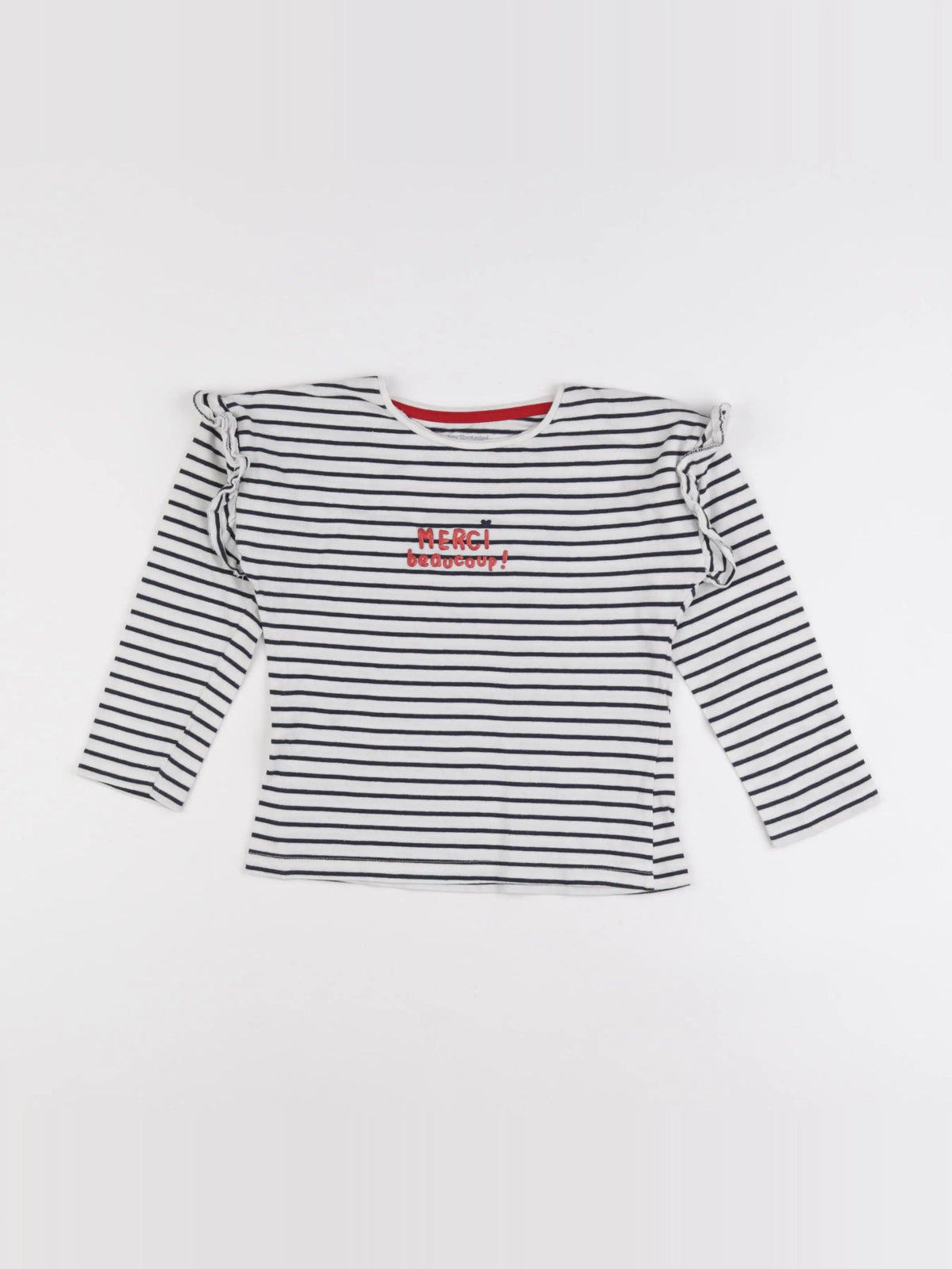 Vertbaudet - tee-shirt bleu - 6 ans