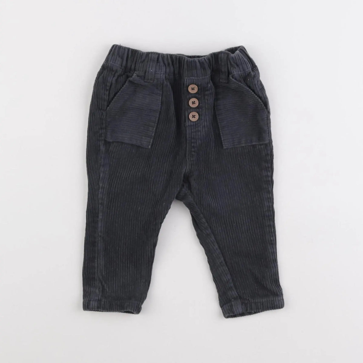 Vertbaudet - pantalon gris - 6 mois
