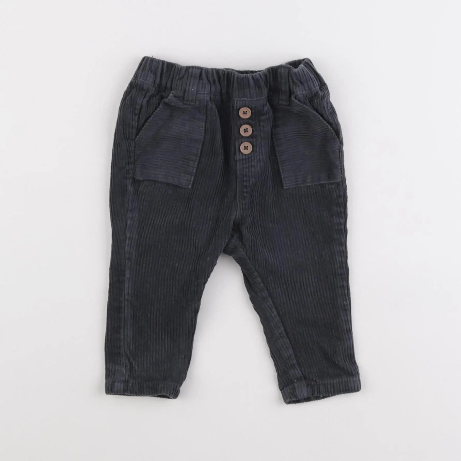 Vertbaudet - pantalon gris - 6 mois