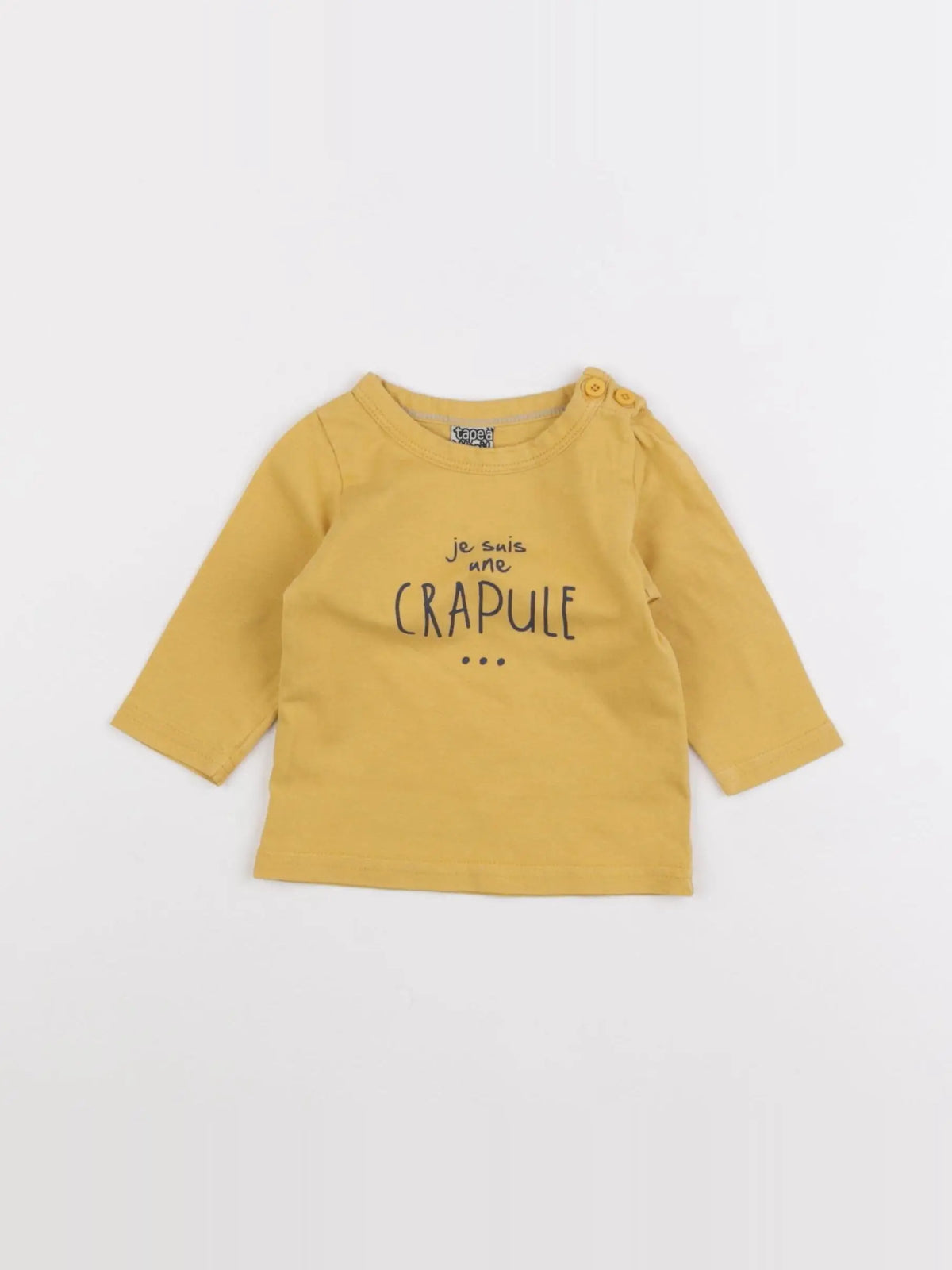 Tape à l'oeil - tee-shirt jaune - 3 mois