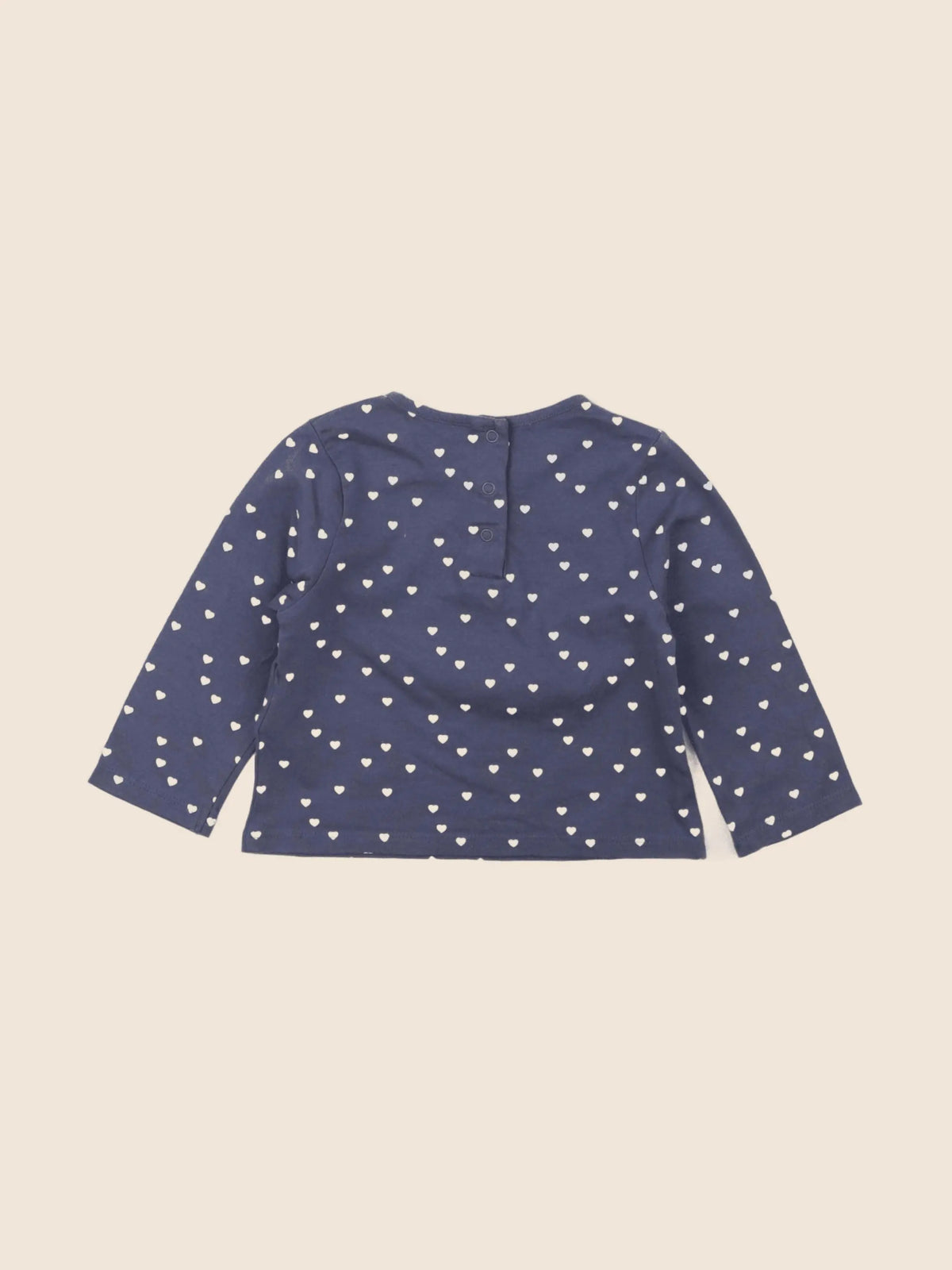 Vertbaudet - tee-shirt bleu - 12 mois