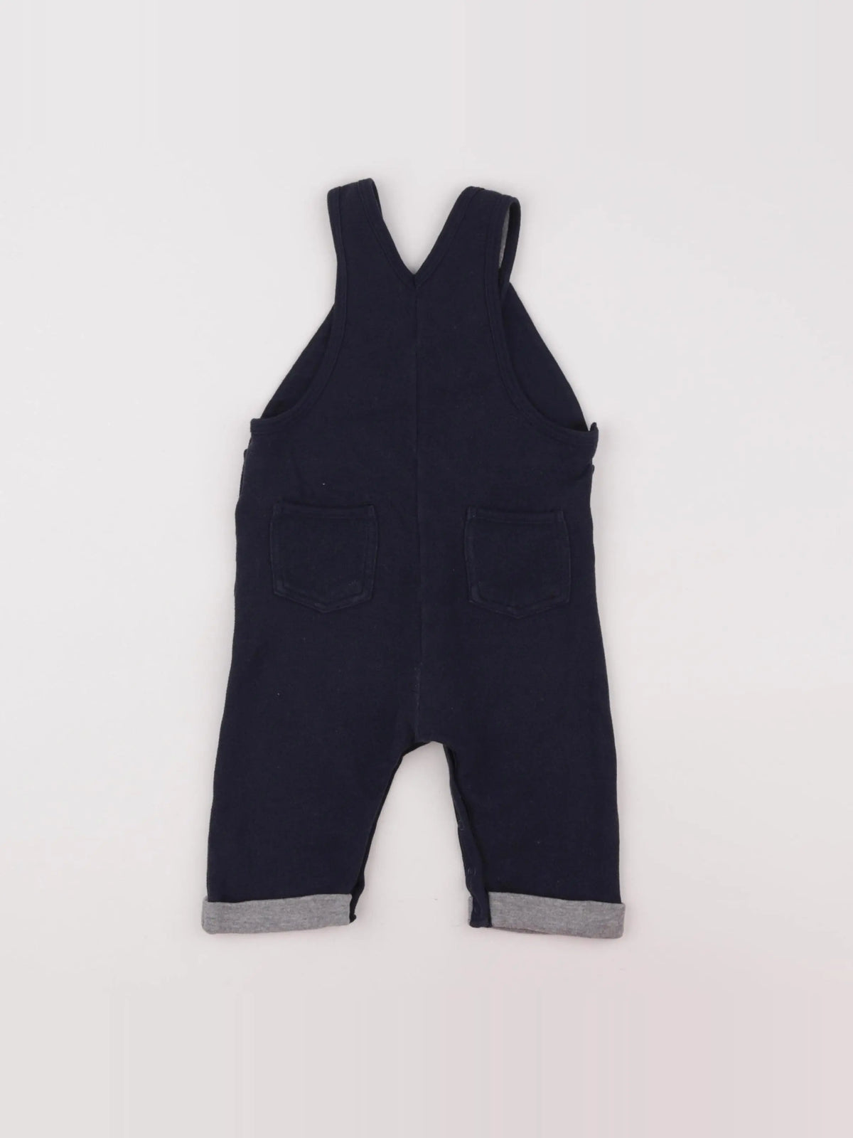 Petit Bateau - salopette bleu - 12 mois