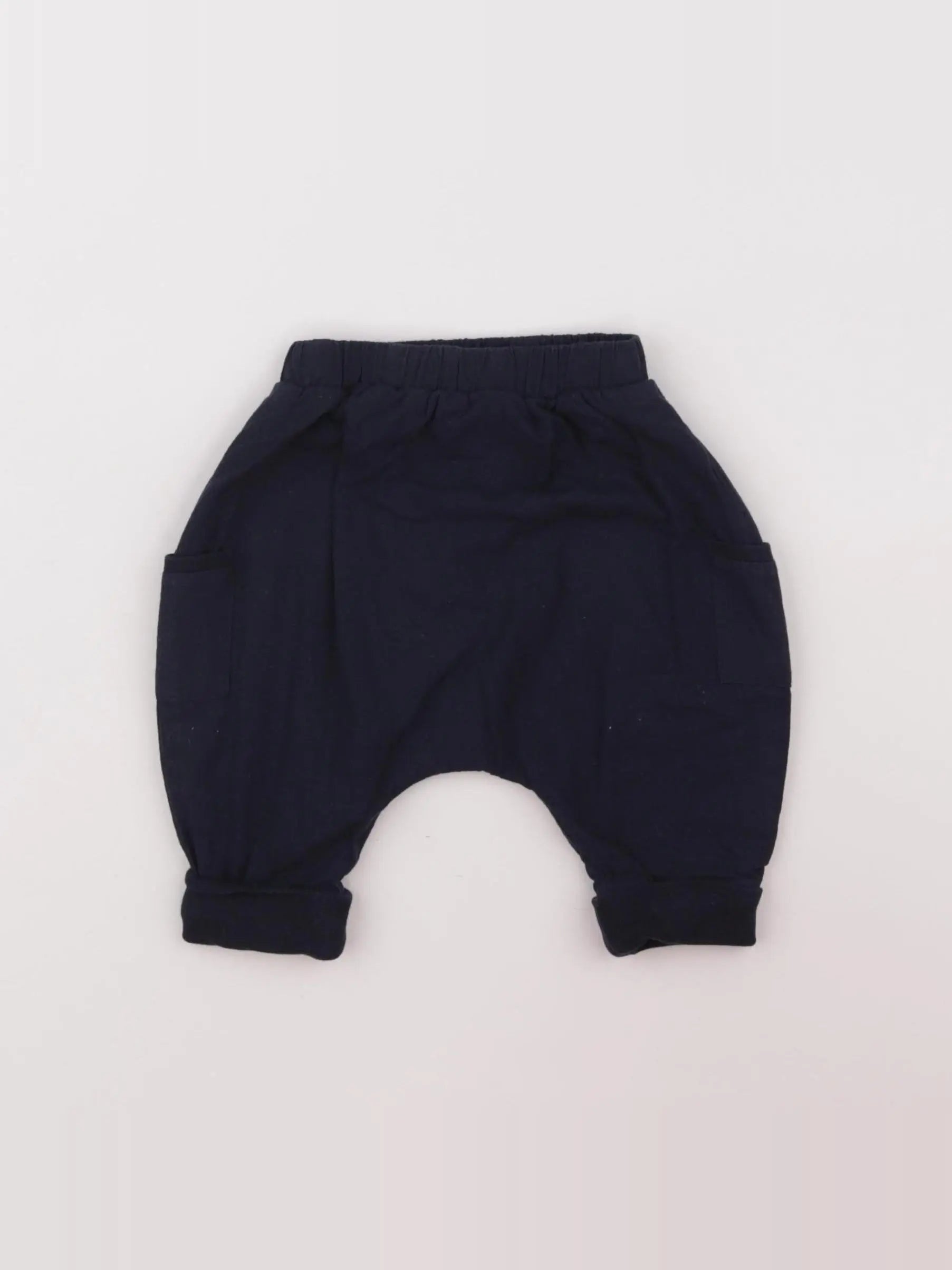 Boutchou - sarouel doublé bleu - 3 mois