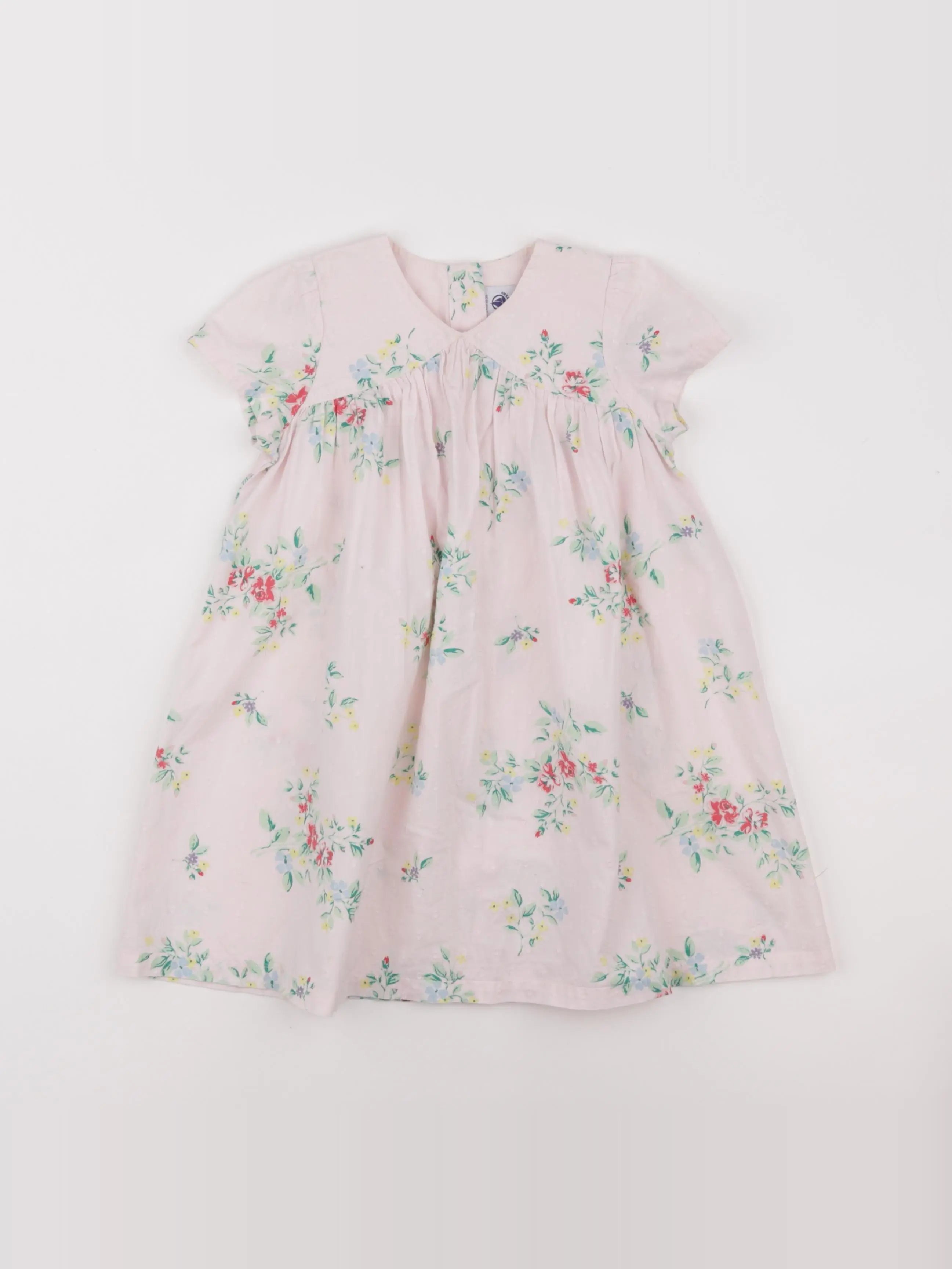Petit Bateau - robe rose - 24 mois