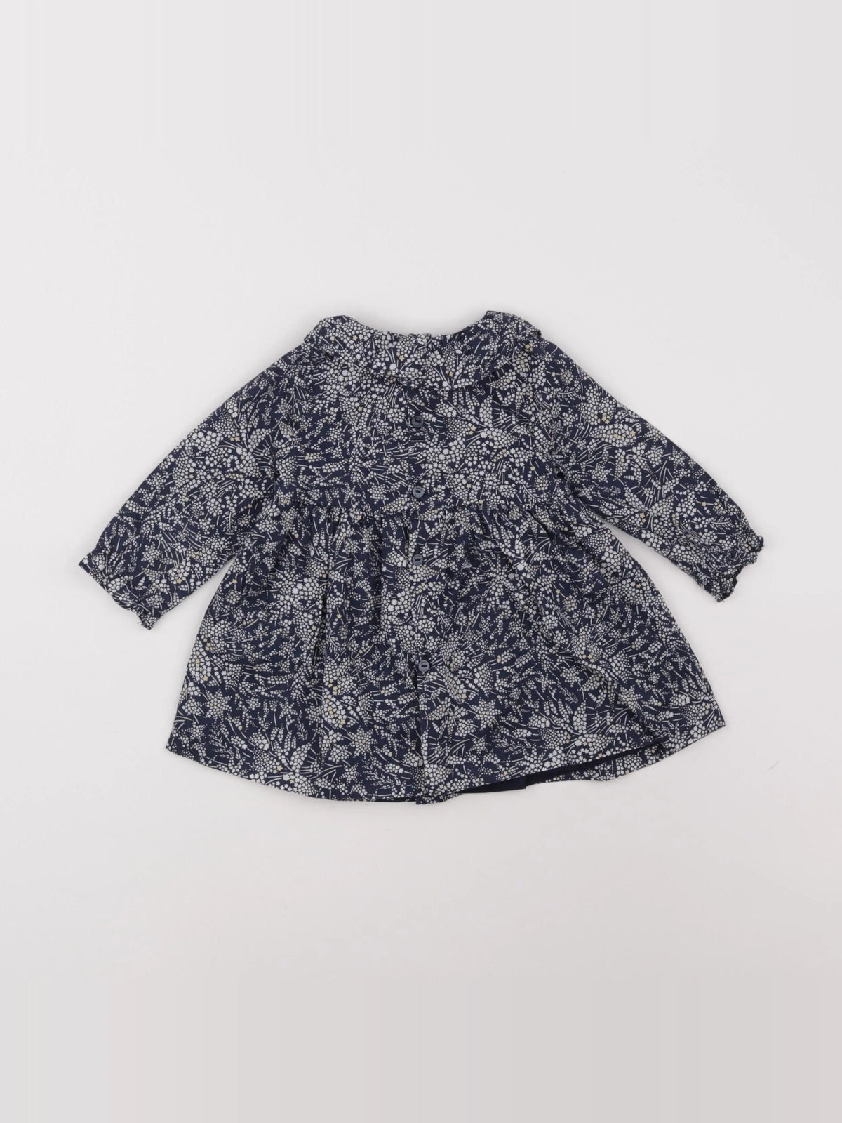 Jacadi - robe liberty bleu - 6 mois