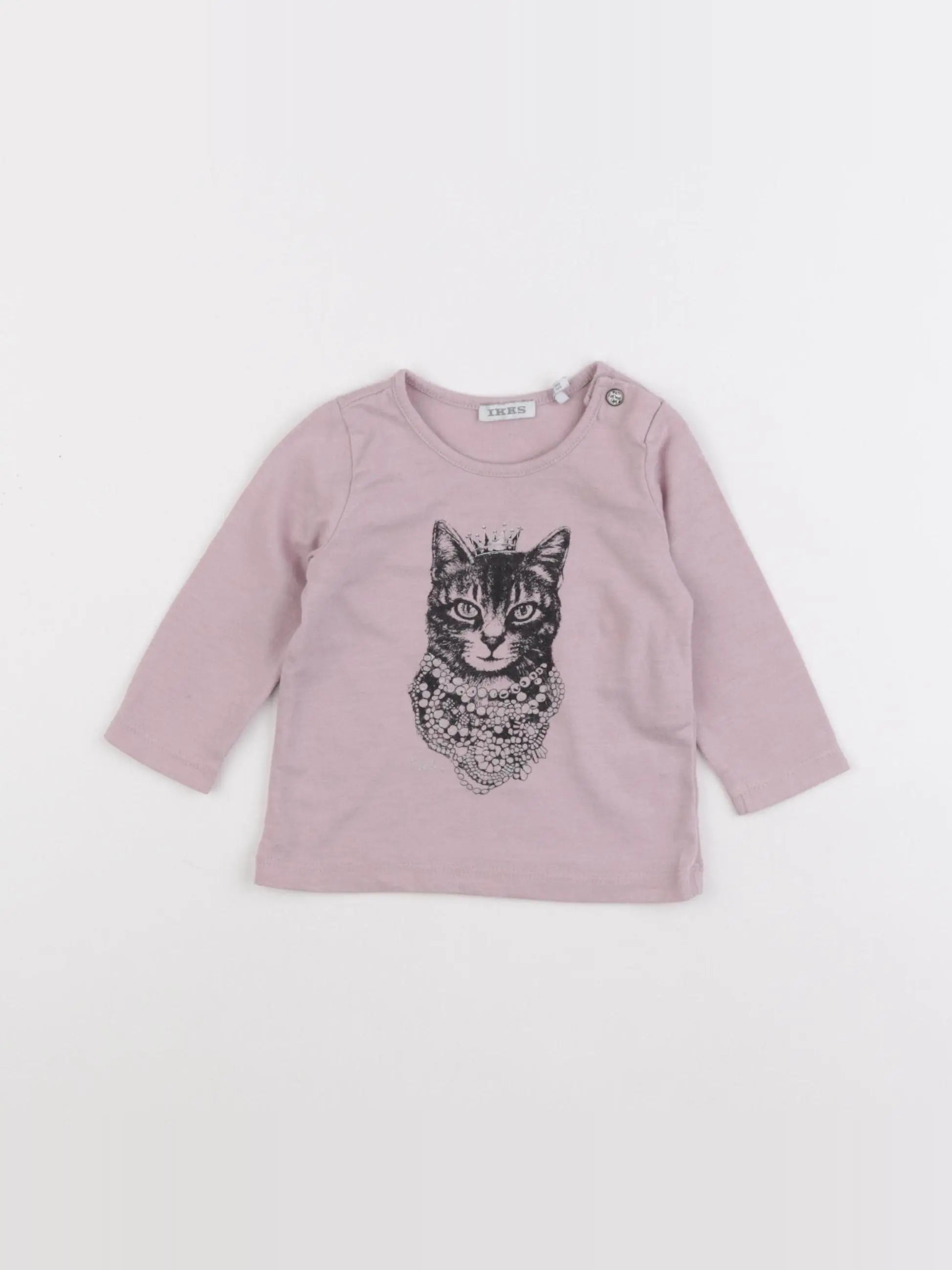 IKKS - tee-shirt violet - 6 mois