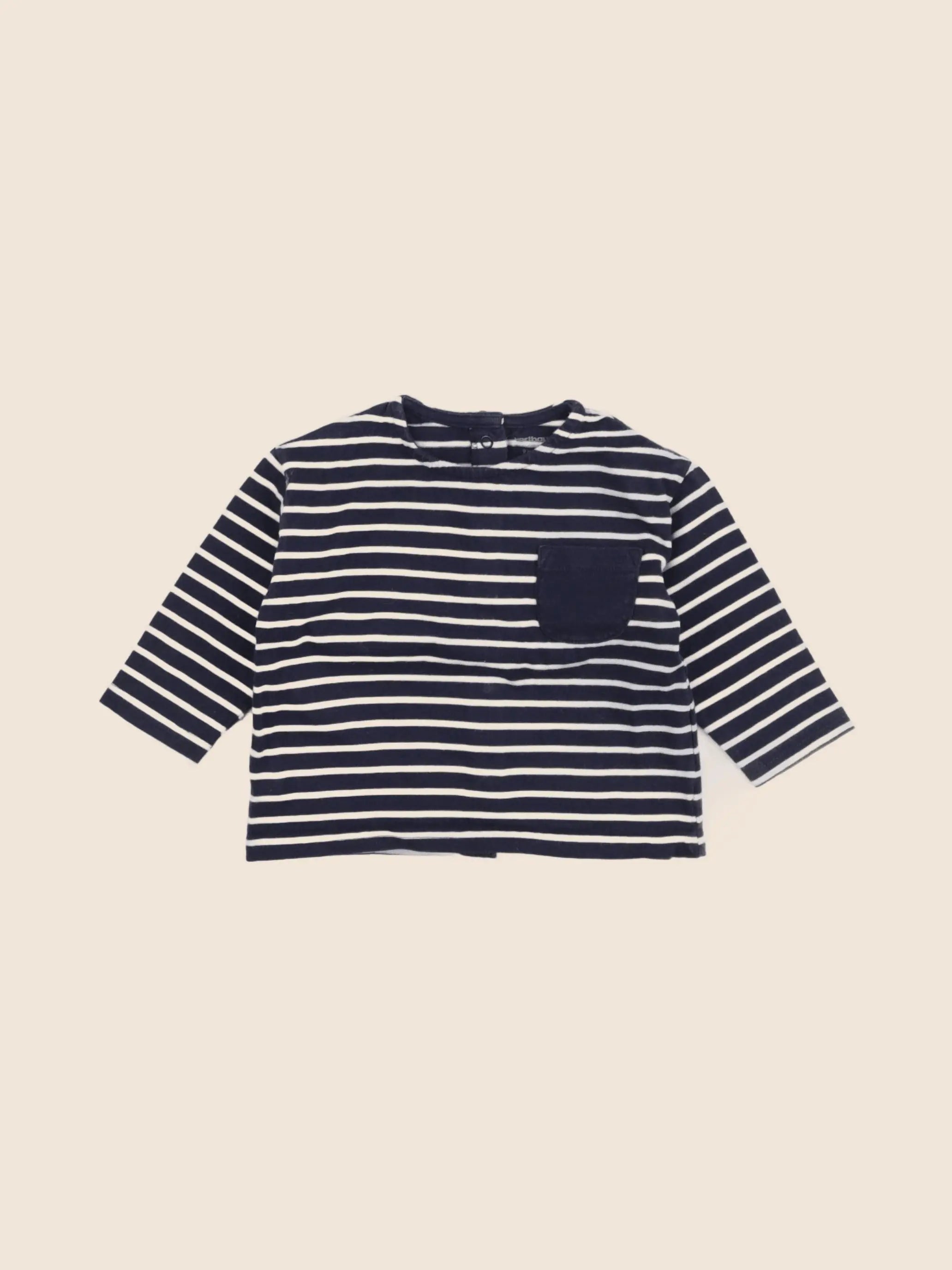 Vertbaudet - tee-shirt bleu - 9 mois