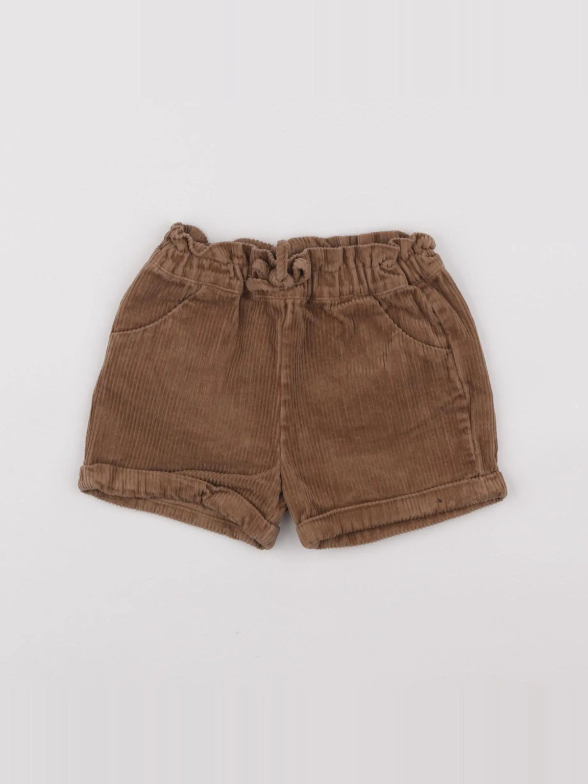 Vertbaudet - short marron - 24 mois