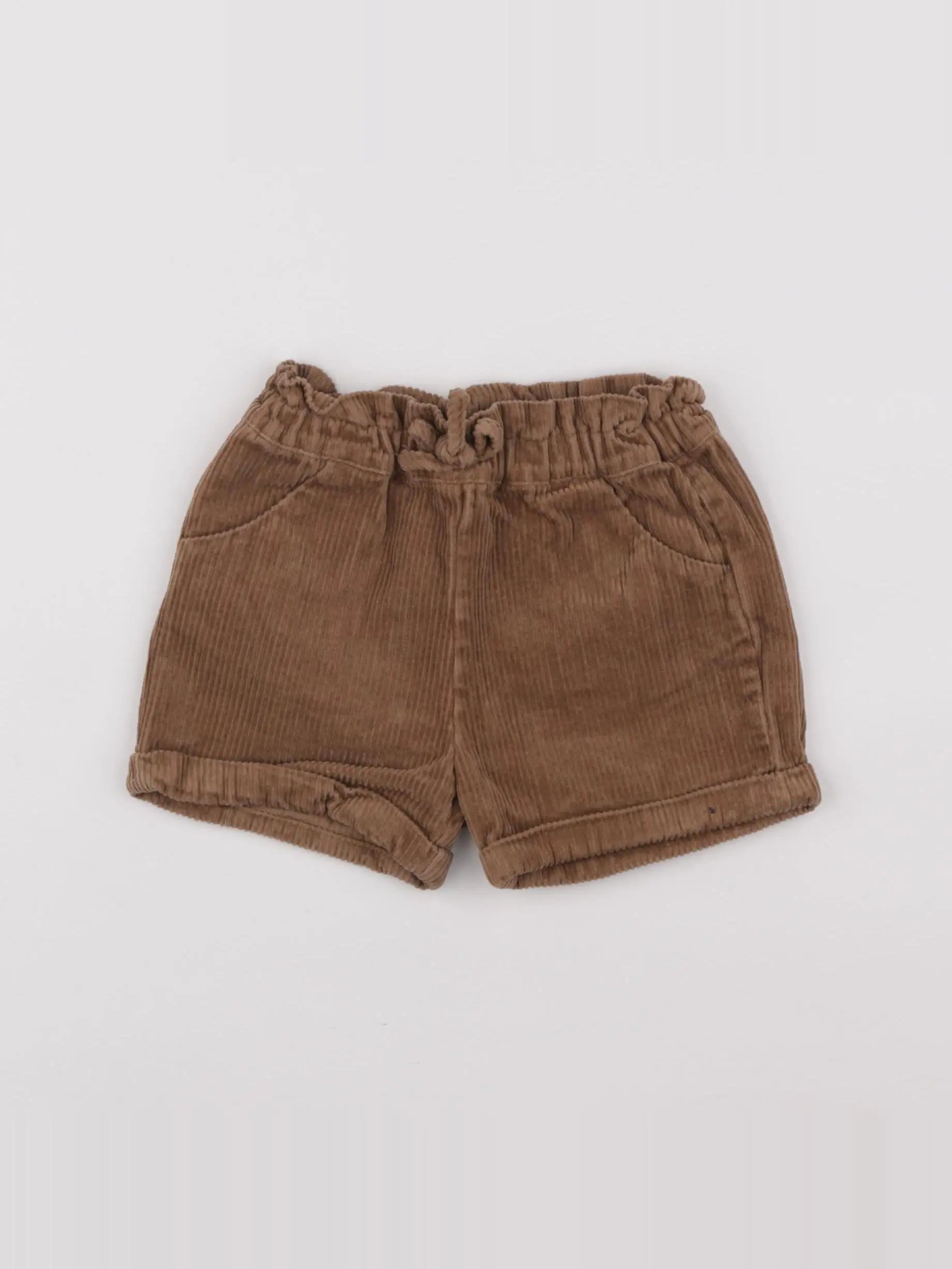 Vertbaudet - short marron - 24 mois