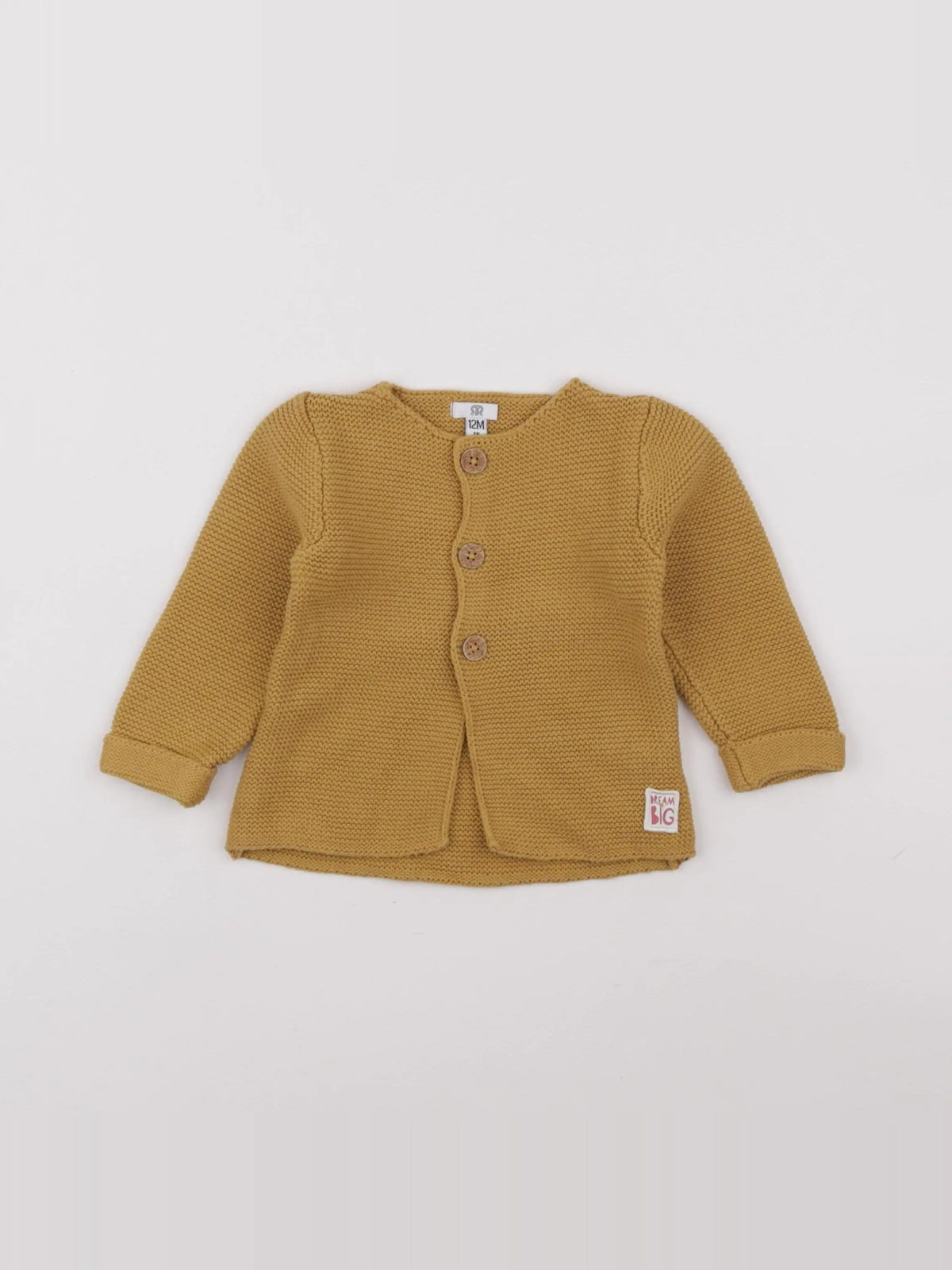 La Redoute - gilet jaune - 12 mois