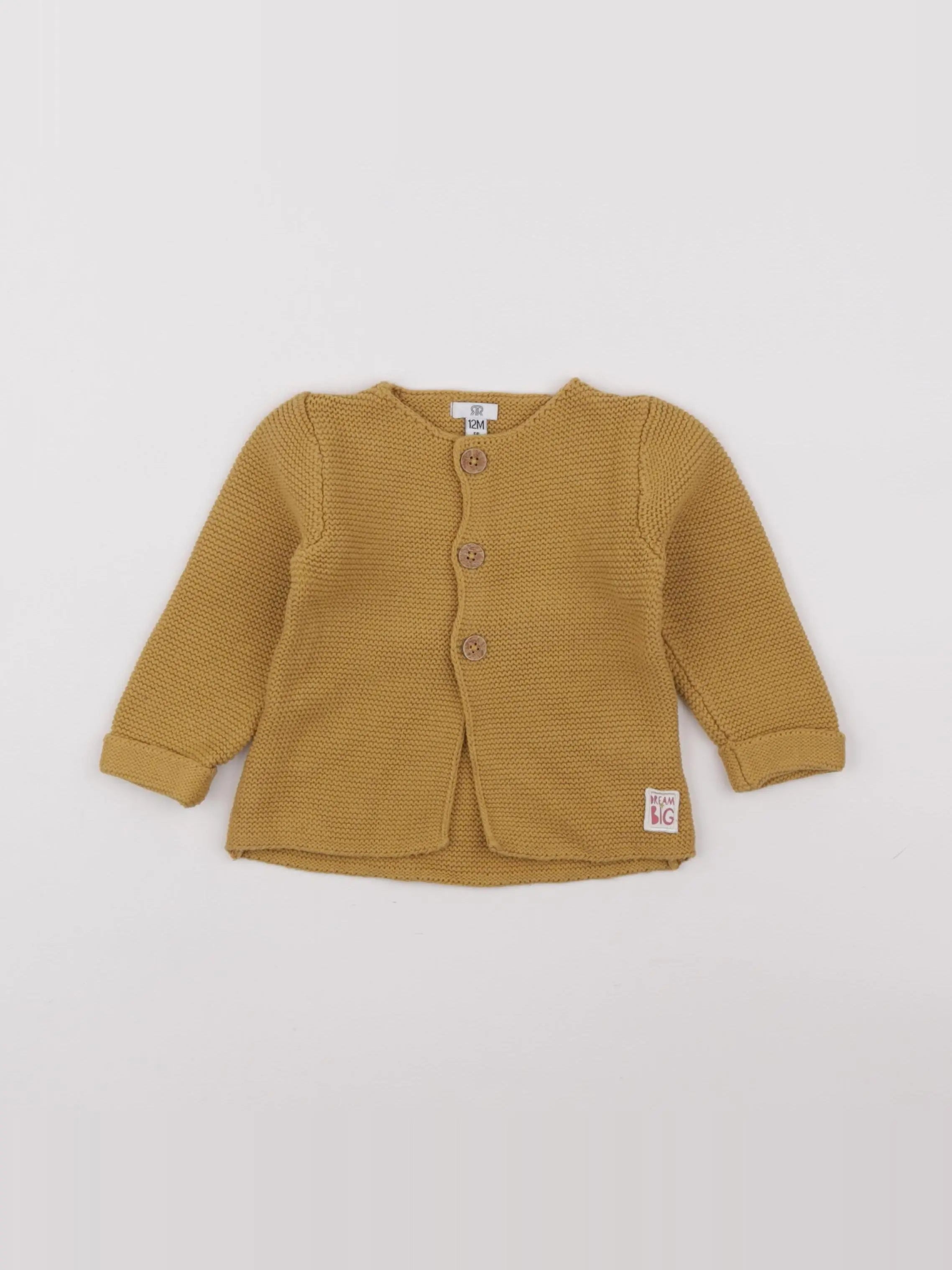 La Redoute - gilet jaune - 12 mois