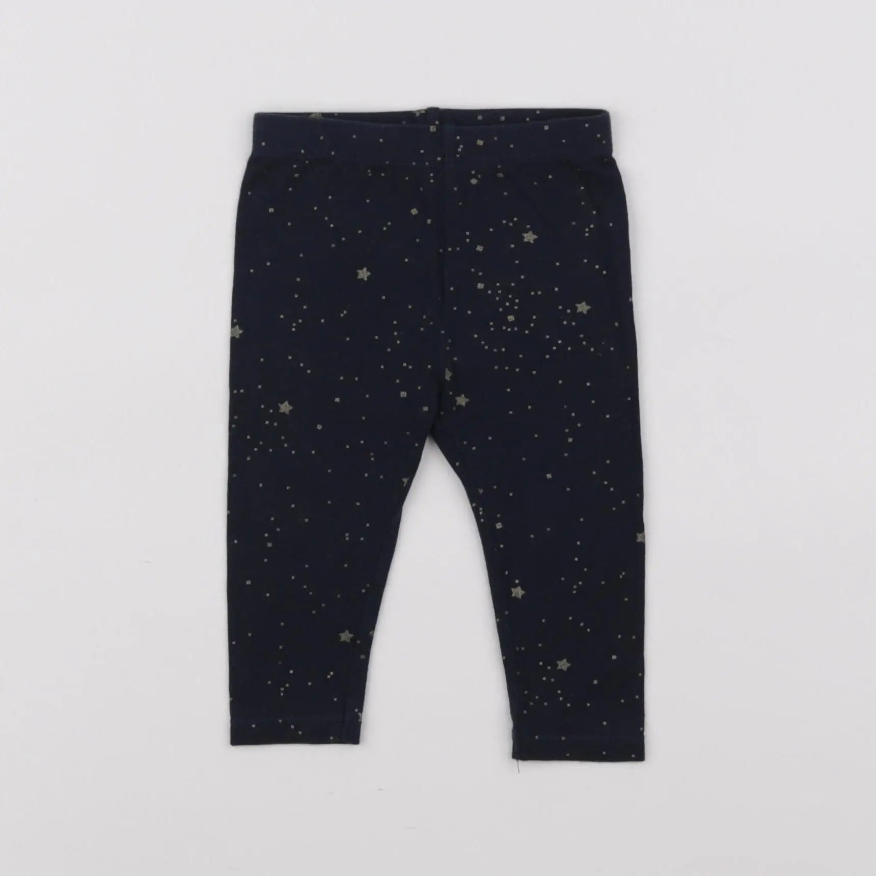 Vertbaudet - legging bleu - 6 mois