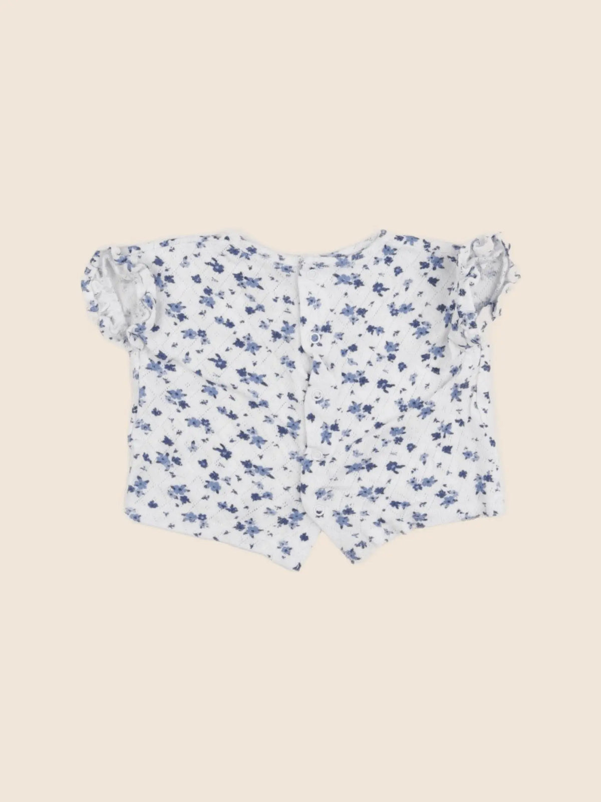 Vertbaudet - tee-shirt bleu - 3 mois